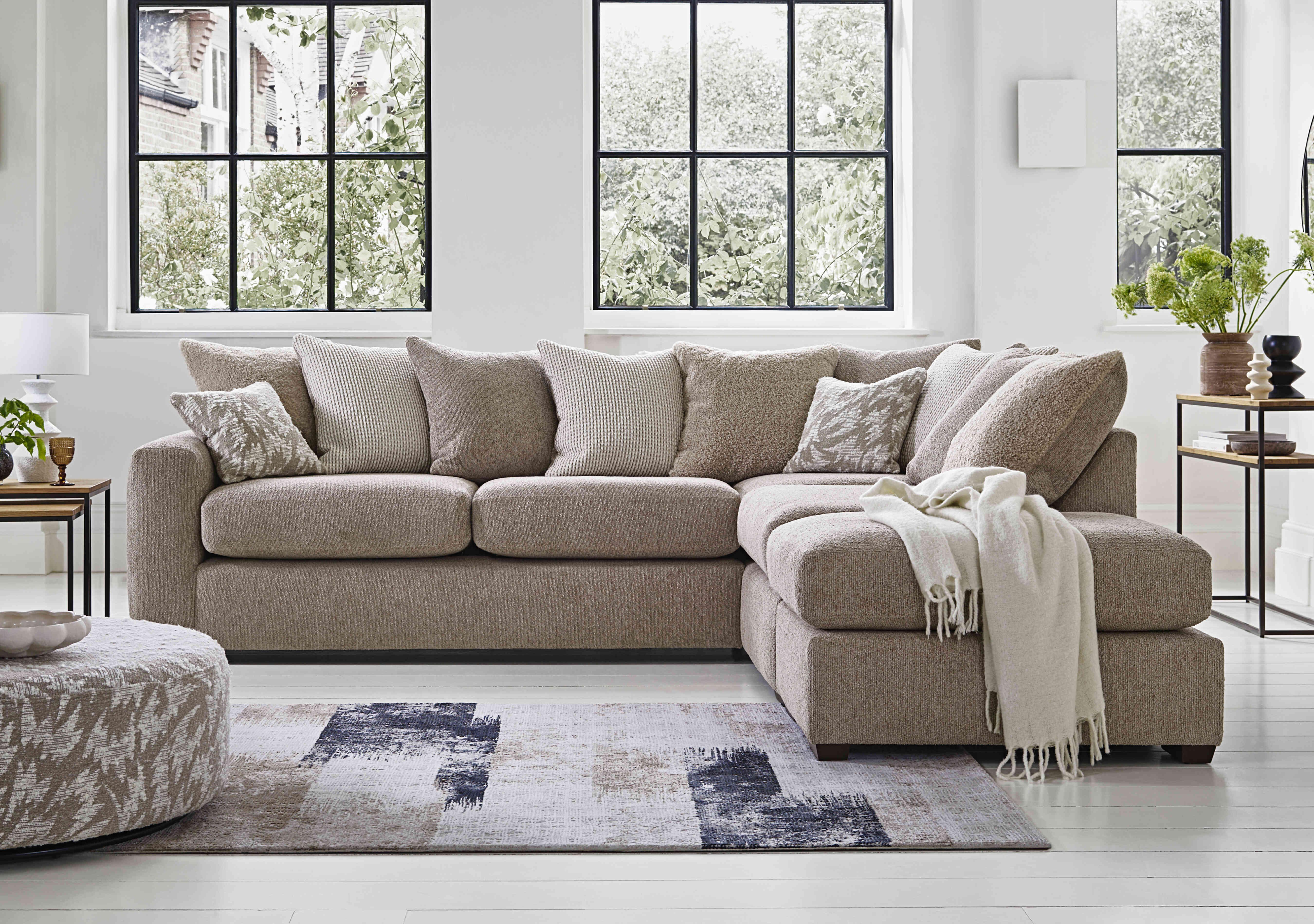 Harper Scatter Back Corner Sofa in  on Furniture Village