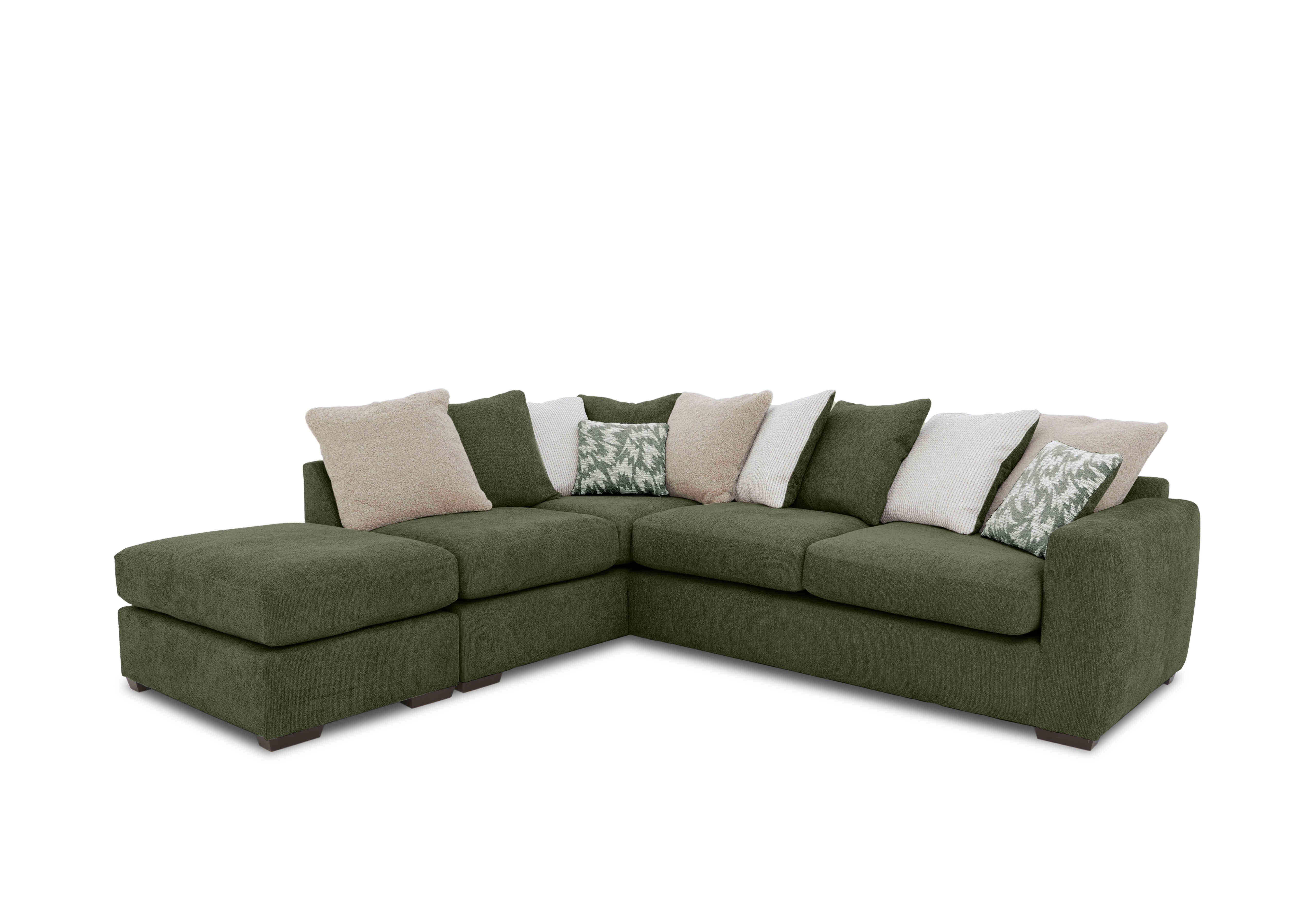 Harper Scatter Back Corner Sofa in Leo Forest on Furniture Village