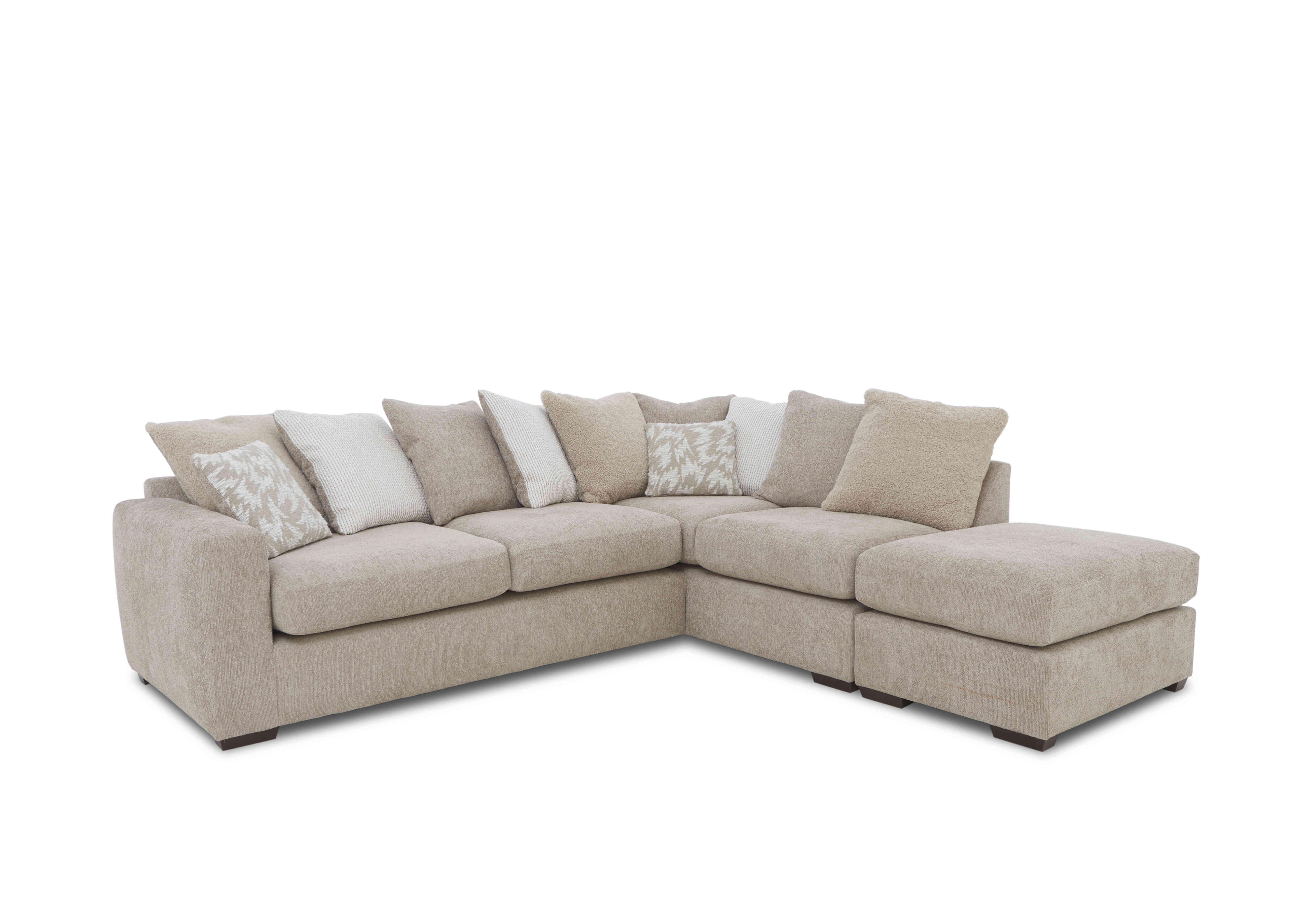 Harper Scatter Back Corner Sofa in Leo Wicker on Furniture Village