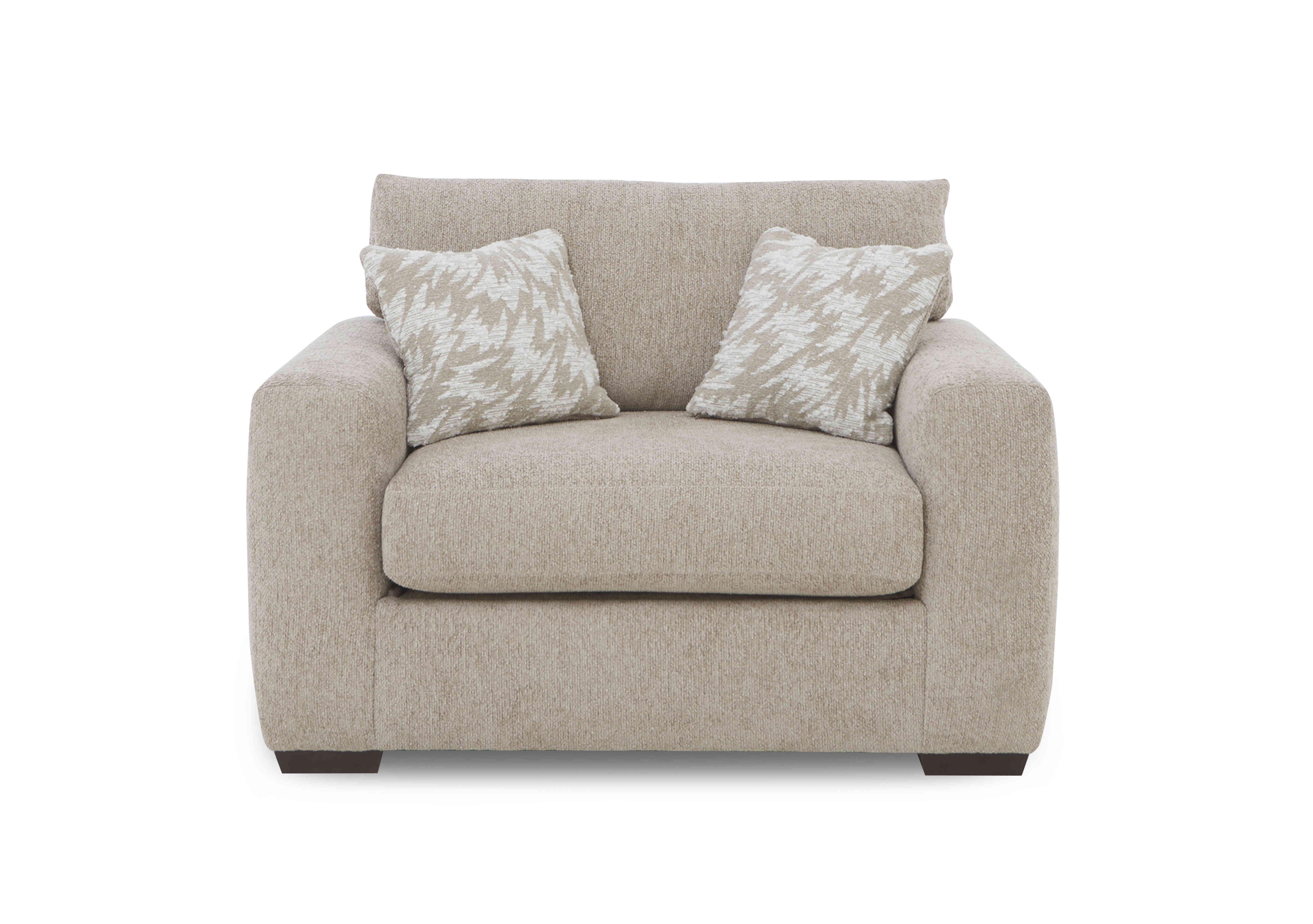 Harper Snuggler Chair in Leo Wicker on Furniture Village