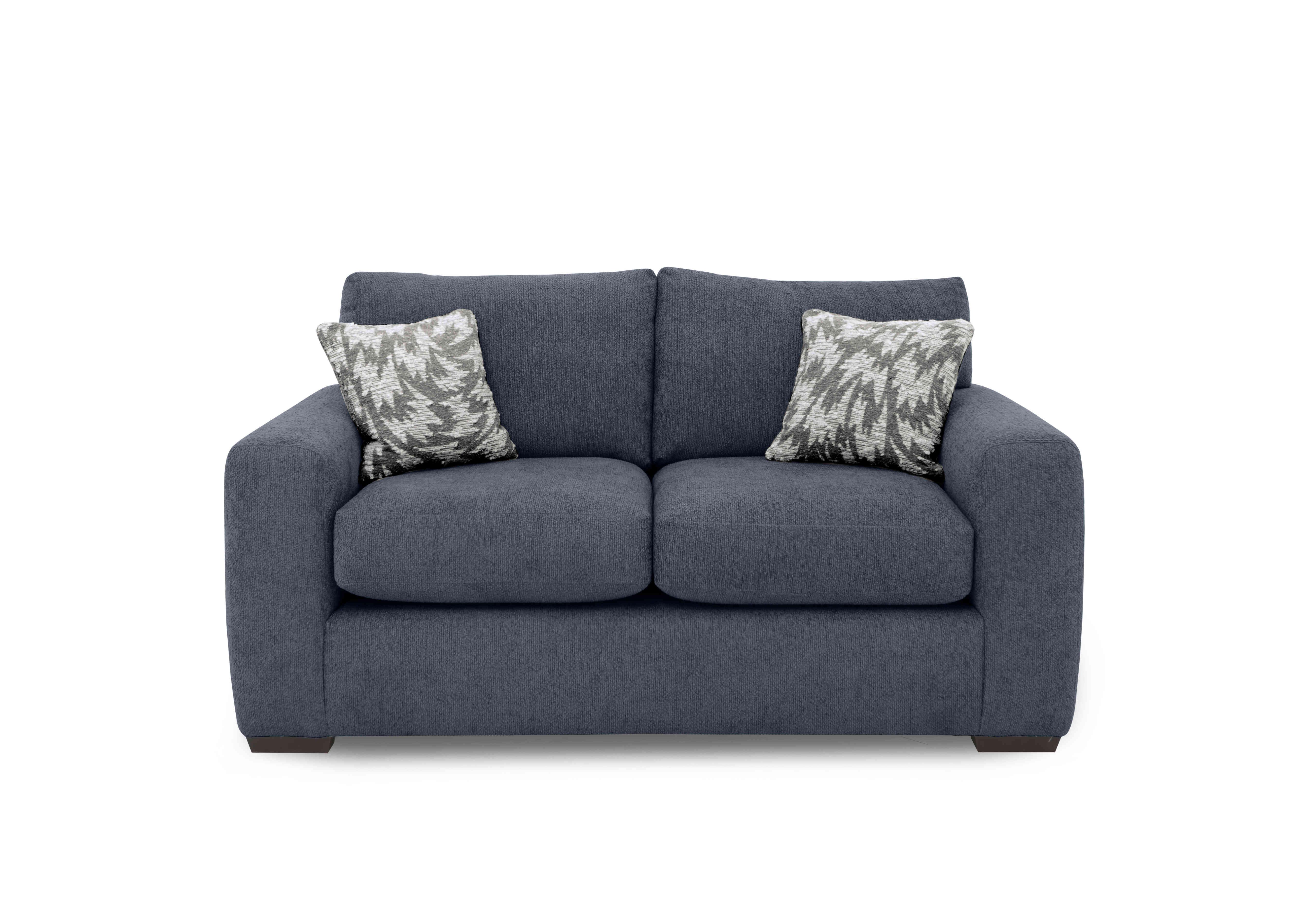 Harper 2 Seater Classic Back Sofa Bed in Leo Ocean on Furniture Village