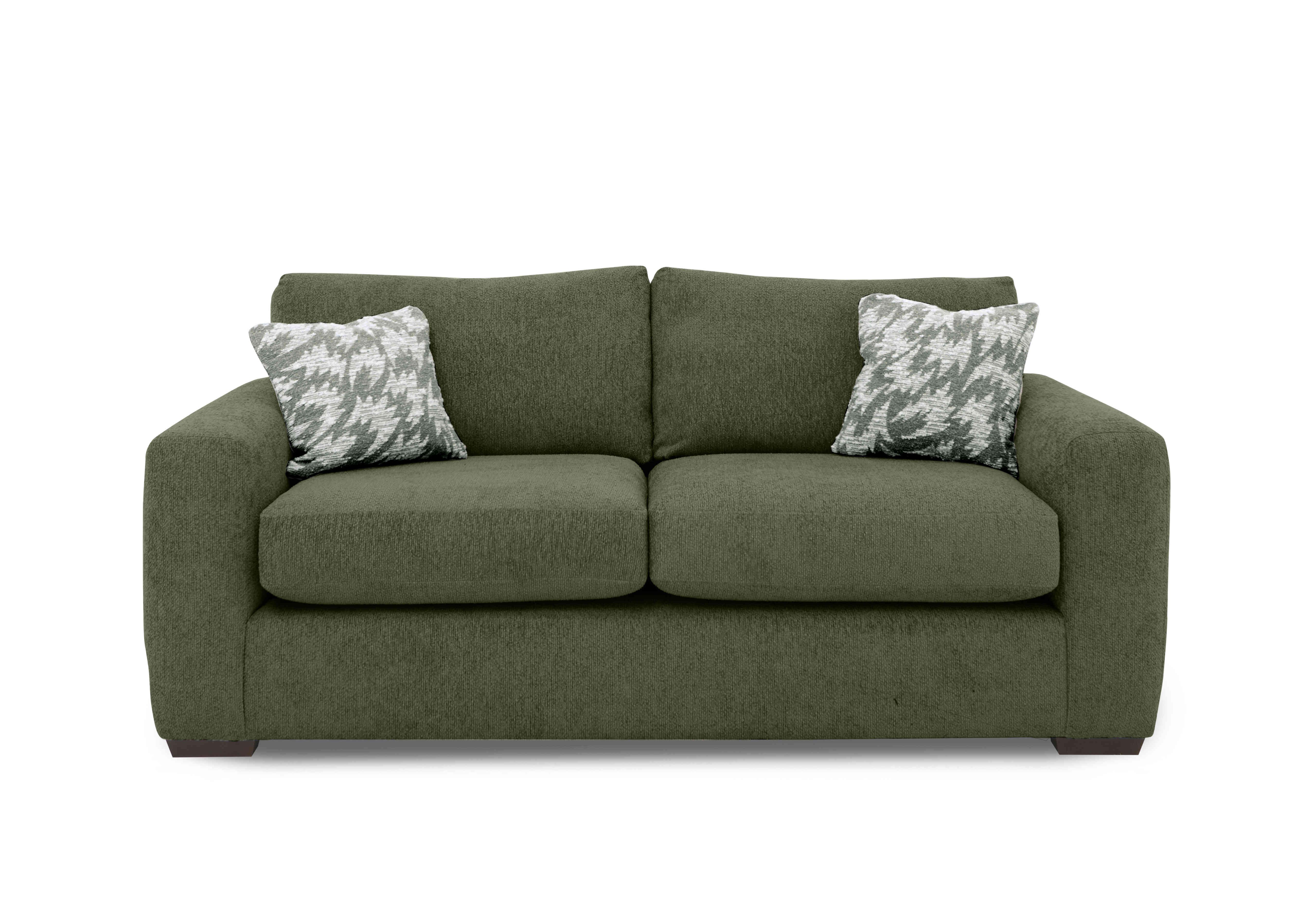 Harper 3 Seater Classic Back Sofa Bed in Leo Forest on Furniture Village