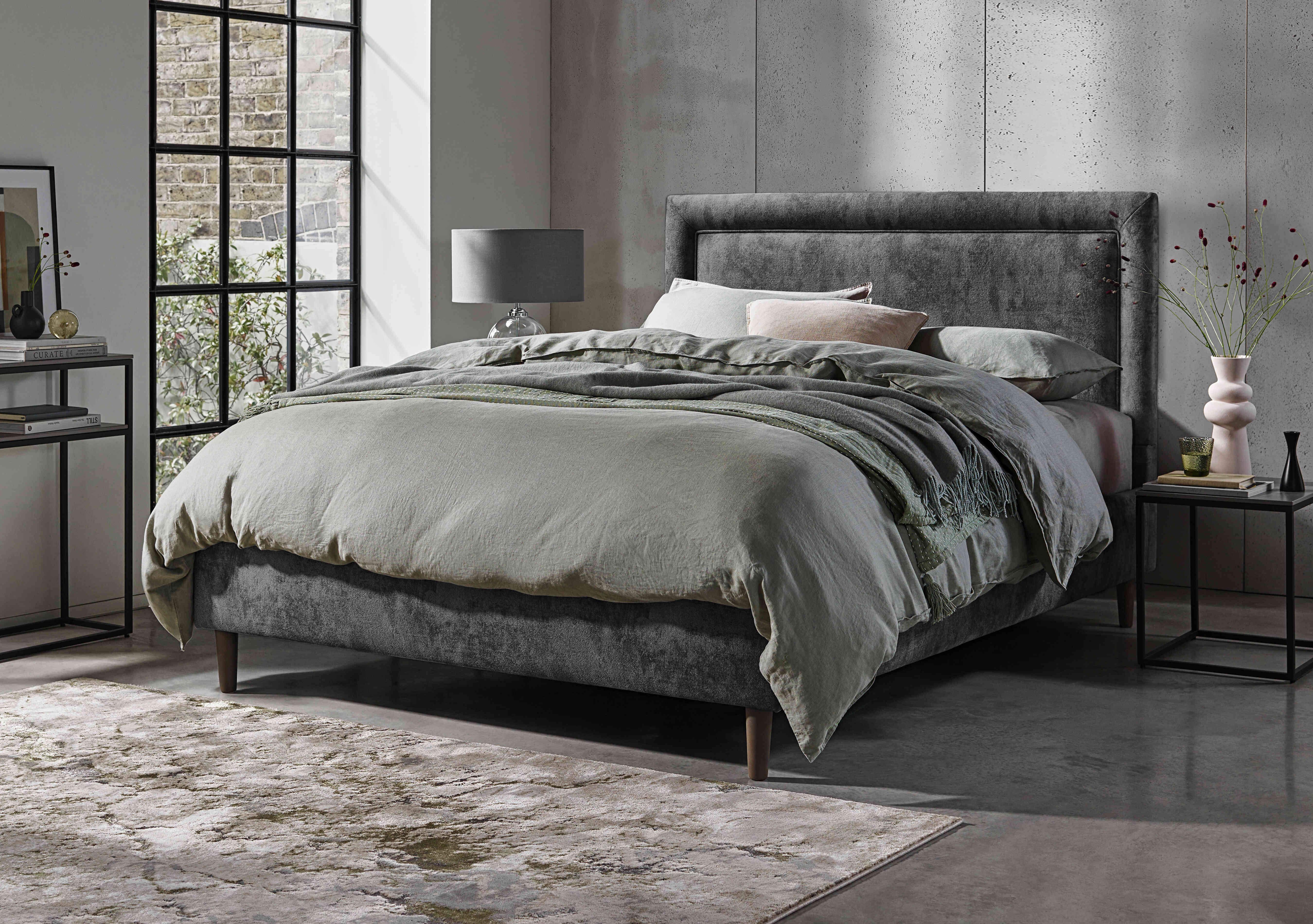 E-Motion Yumi Dual Adjustable Bed Frame with Massage Function in  on Furniture Village