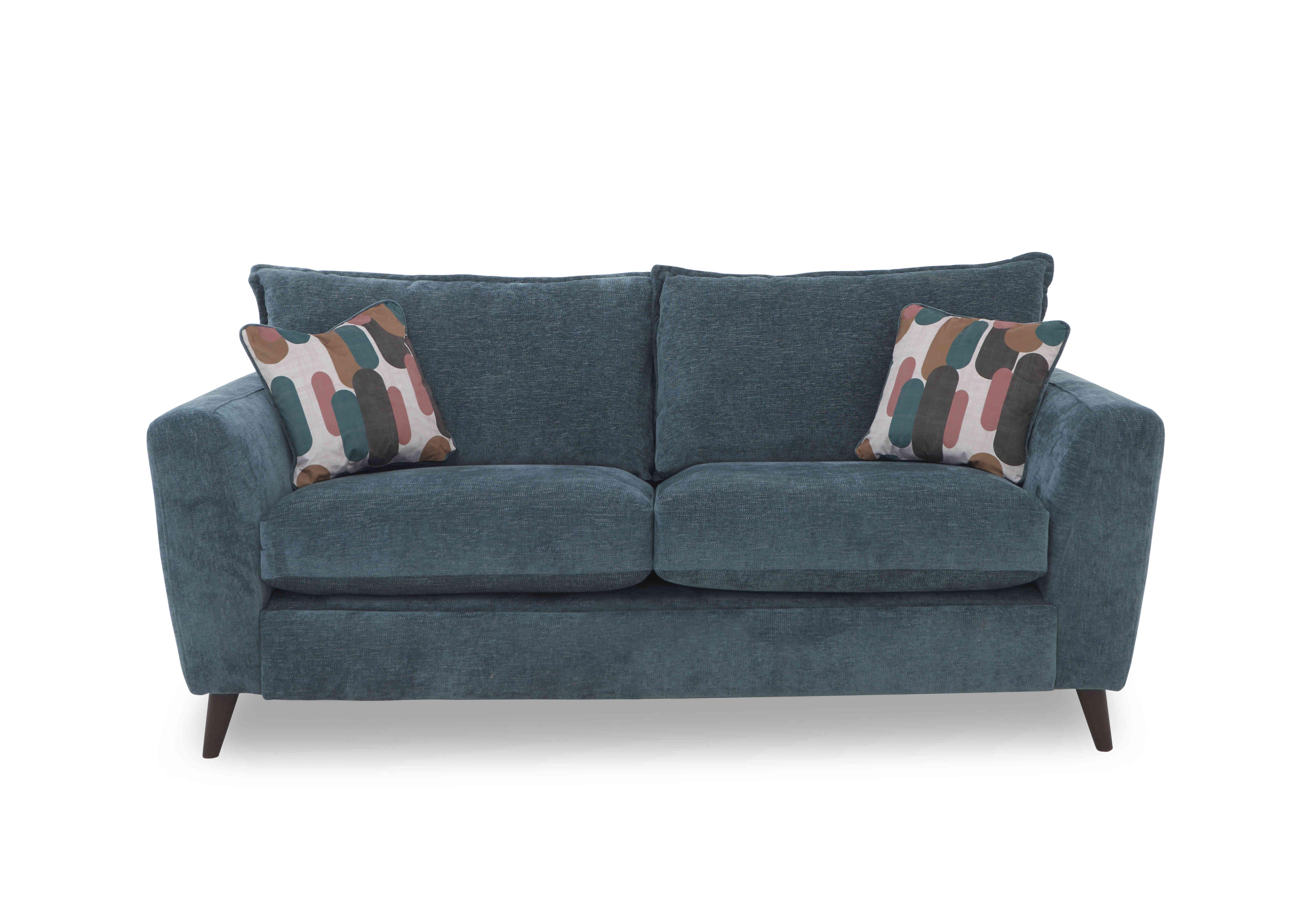Sofia 3 Seater Fabric Sofa in Marlon Atlantic Wf on Furniture Village