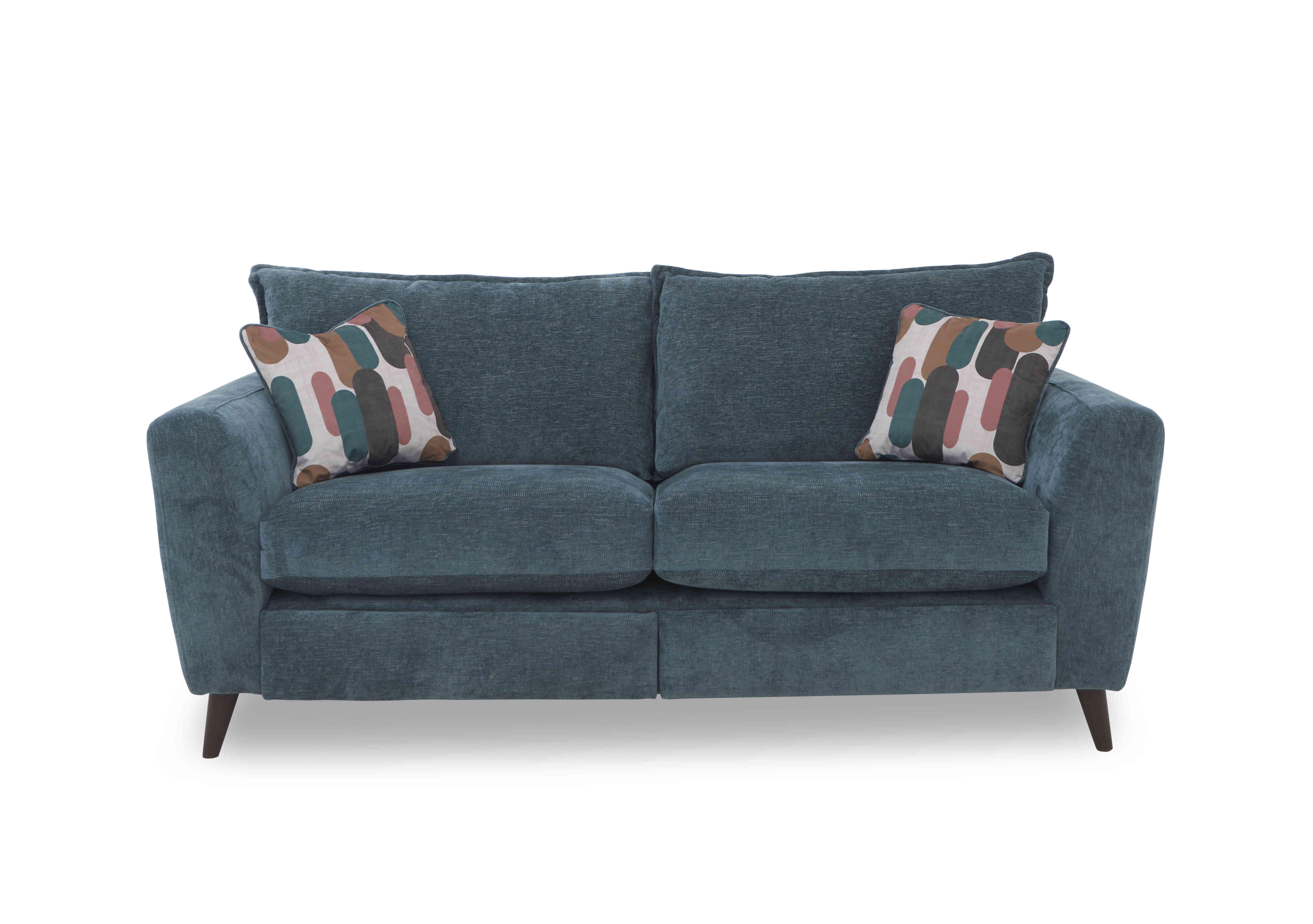 Sofia 3 Seater Fabric Sofa in Marlon Atlantic Wf on Furniture Village