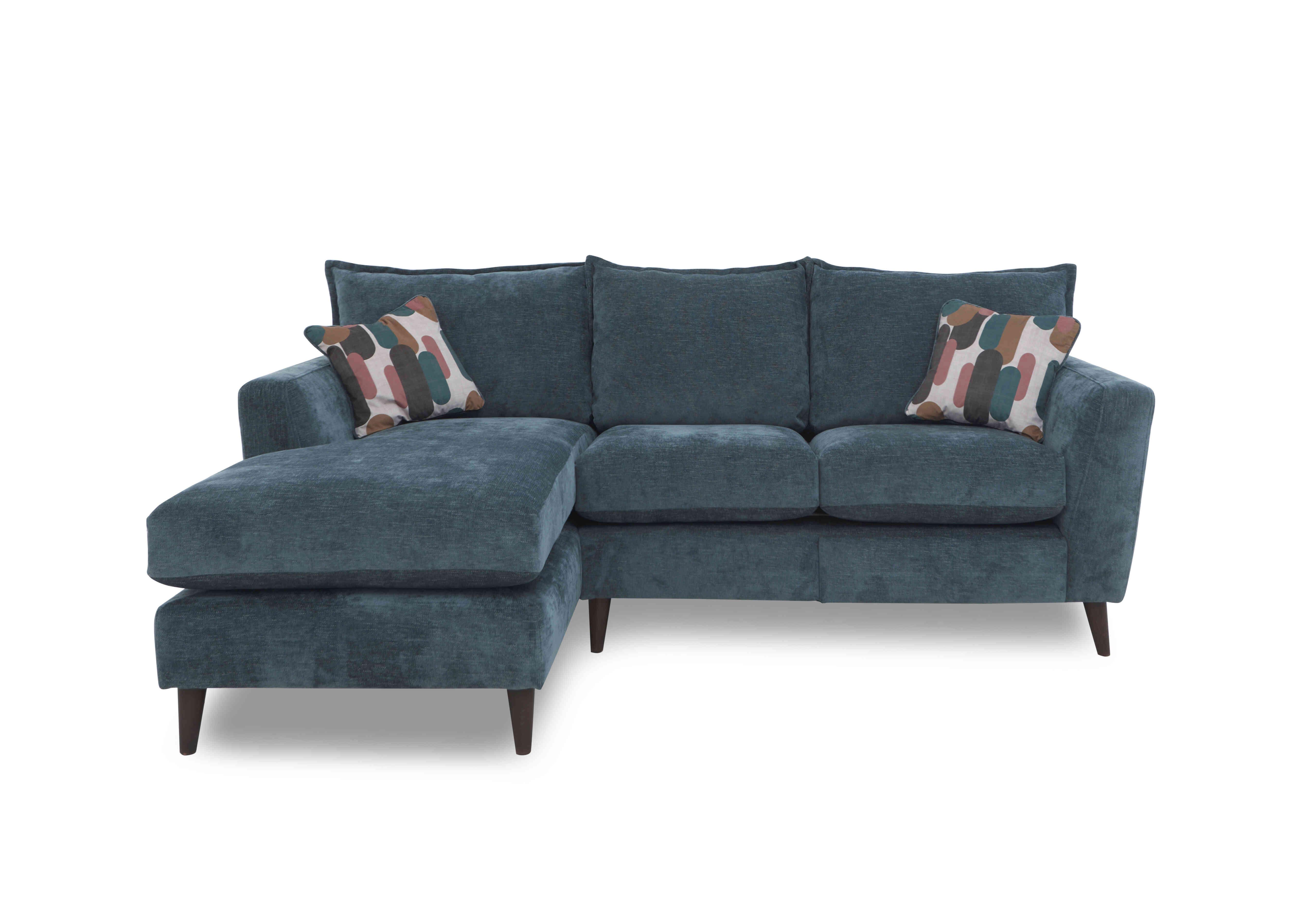 Sofia Fabric Corner Sofa with Chaise End in Marlon Atlantic Wf on Furniture Village