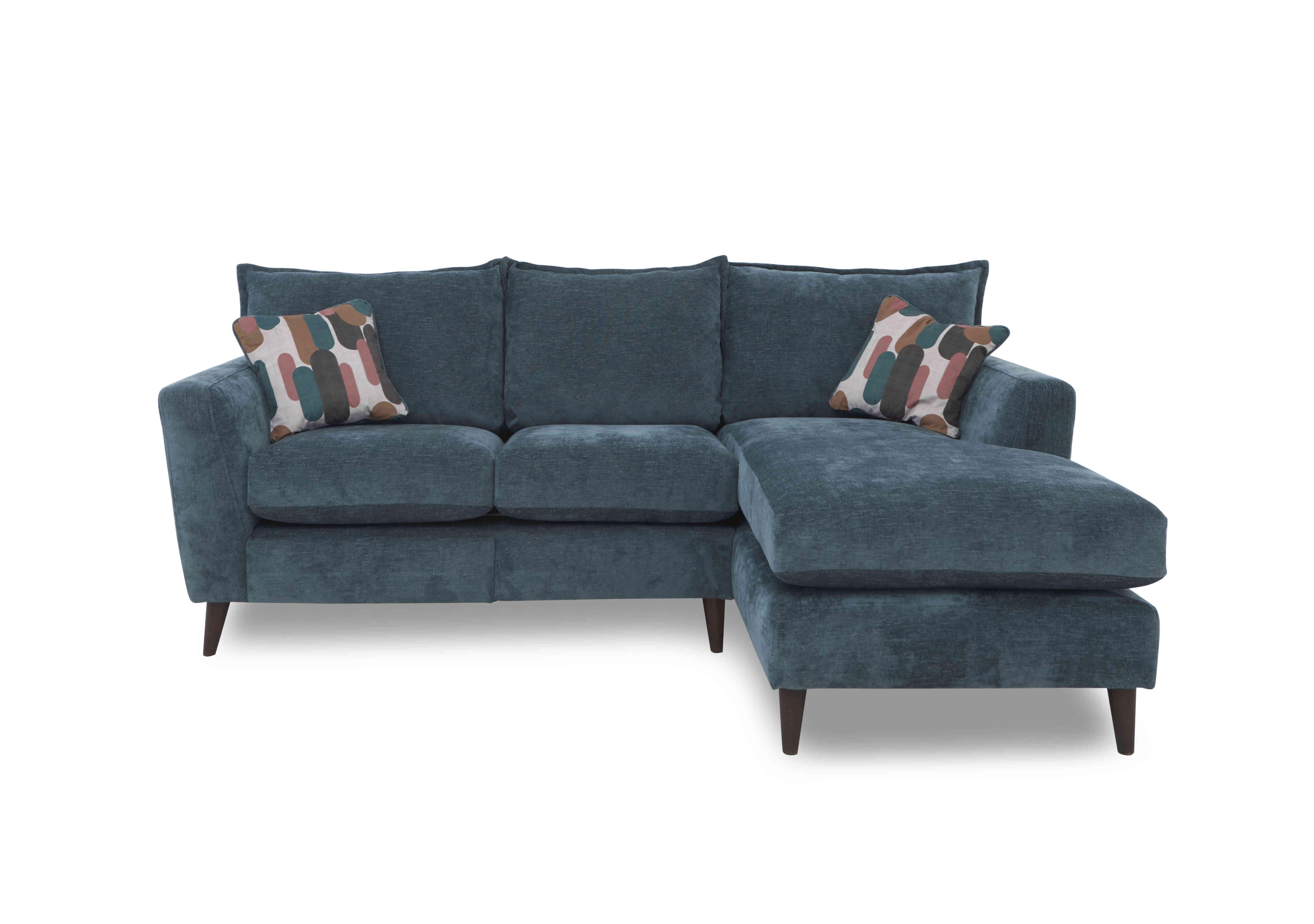 Sofia Fabric Corner Sofa with Chaise End in Marlon Atlantic Wf on Furniture Village