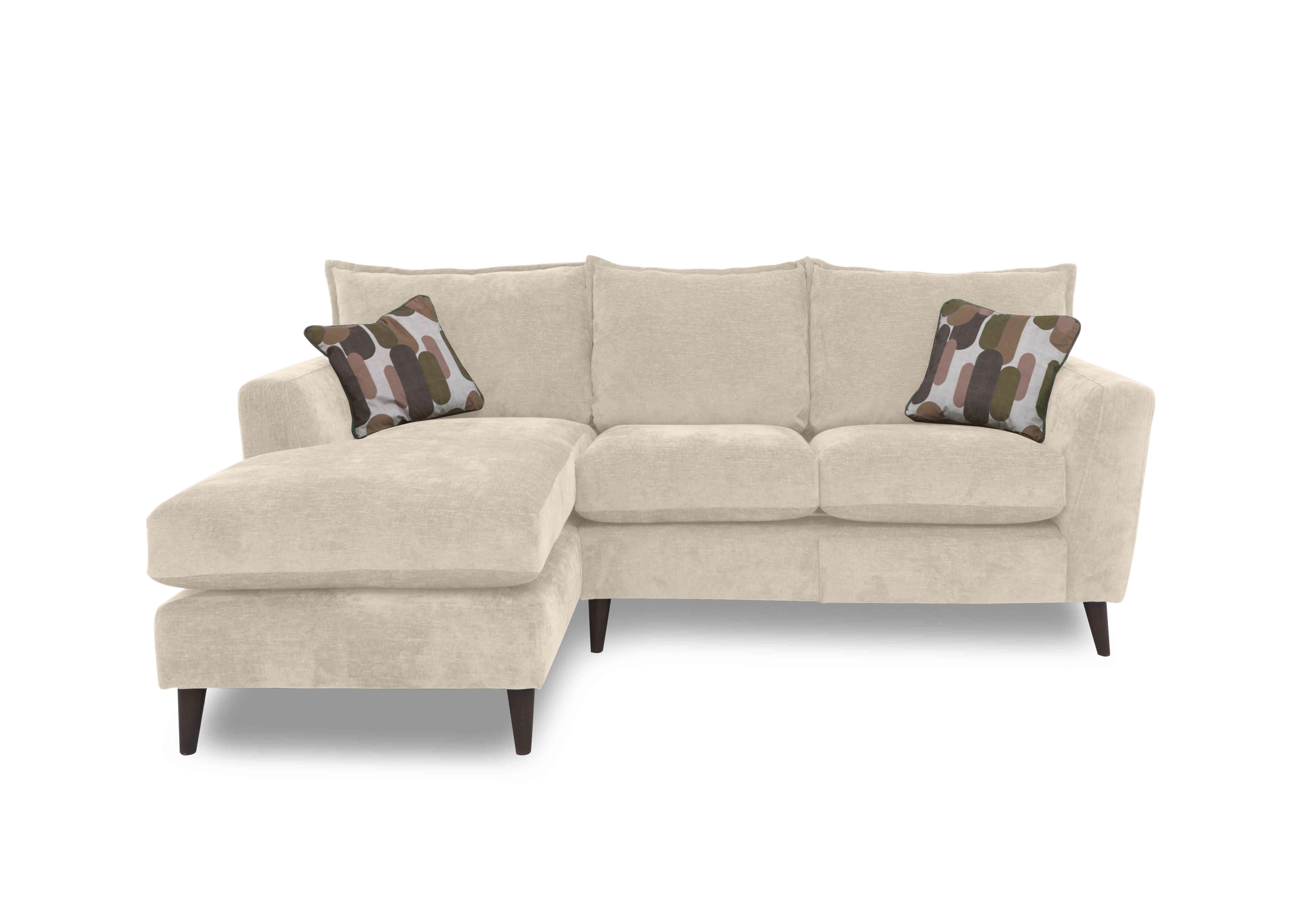 Sofia Fabric Corner Sofa with Chaise End in Marlon Cameo Wf on Furniture Village