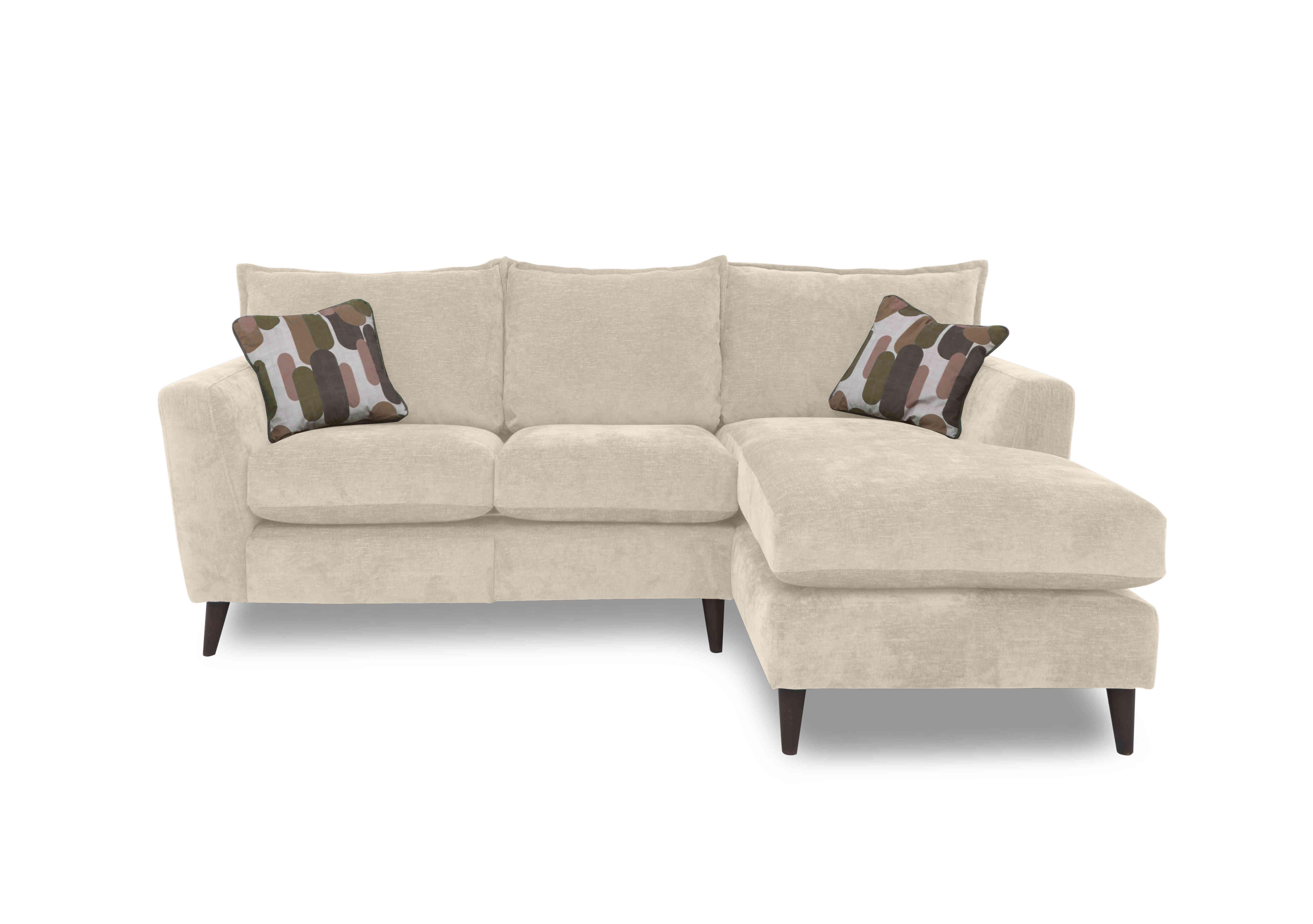 Sofia Fabric Corner Sofa with Chaise End in Marlon Cameo Wf on Furniture Village