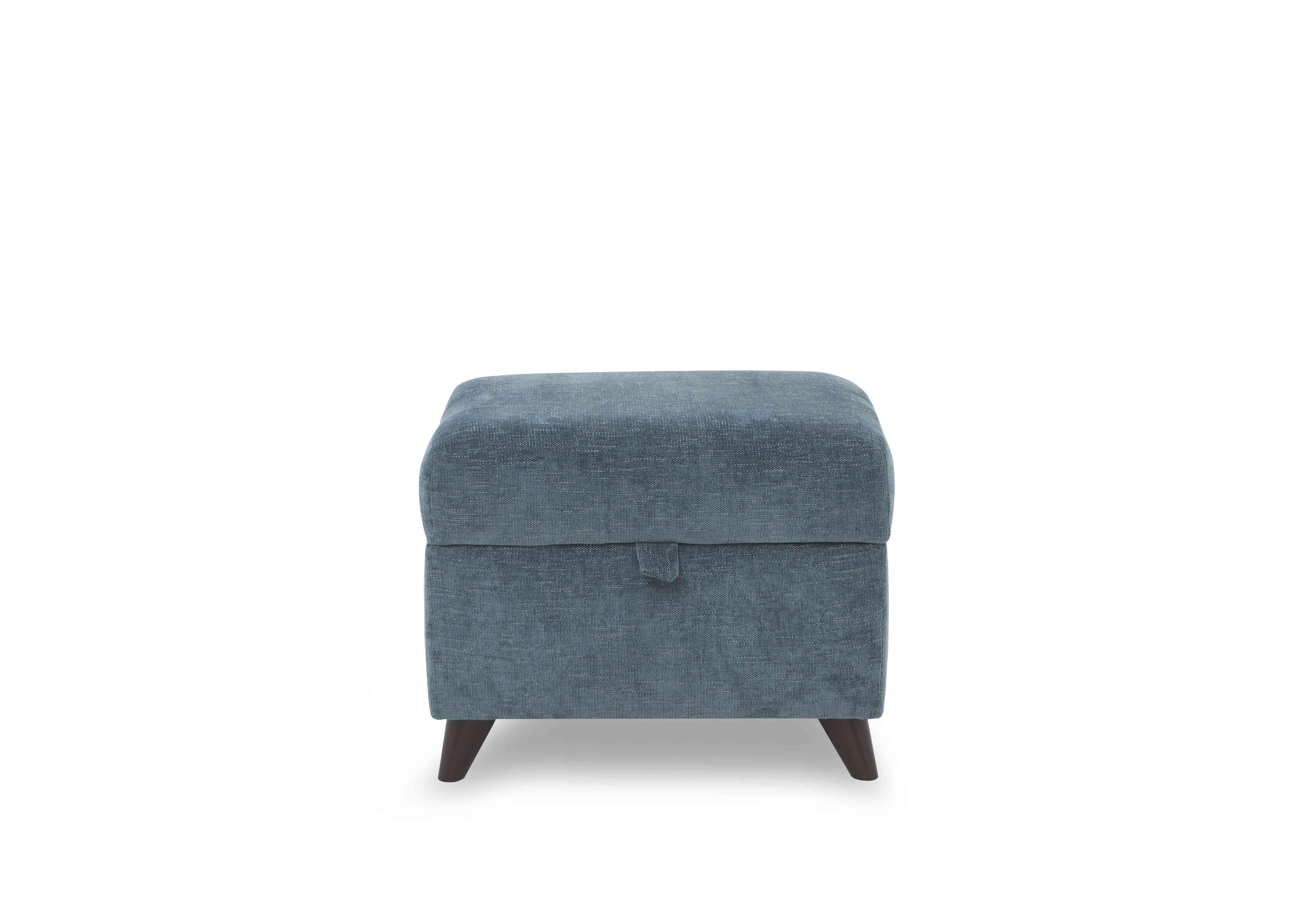 Sofia Fabric Storage Footstool in Marlon Atlantic Wf on Furniture Village