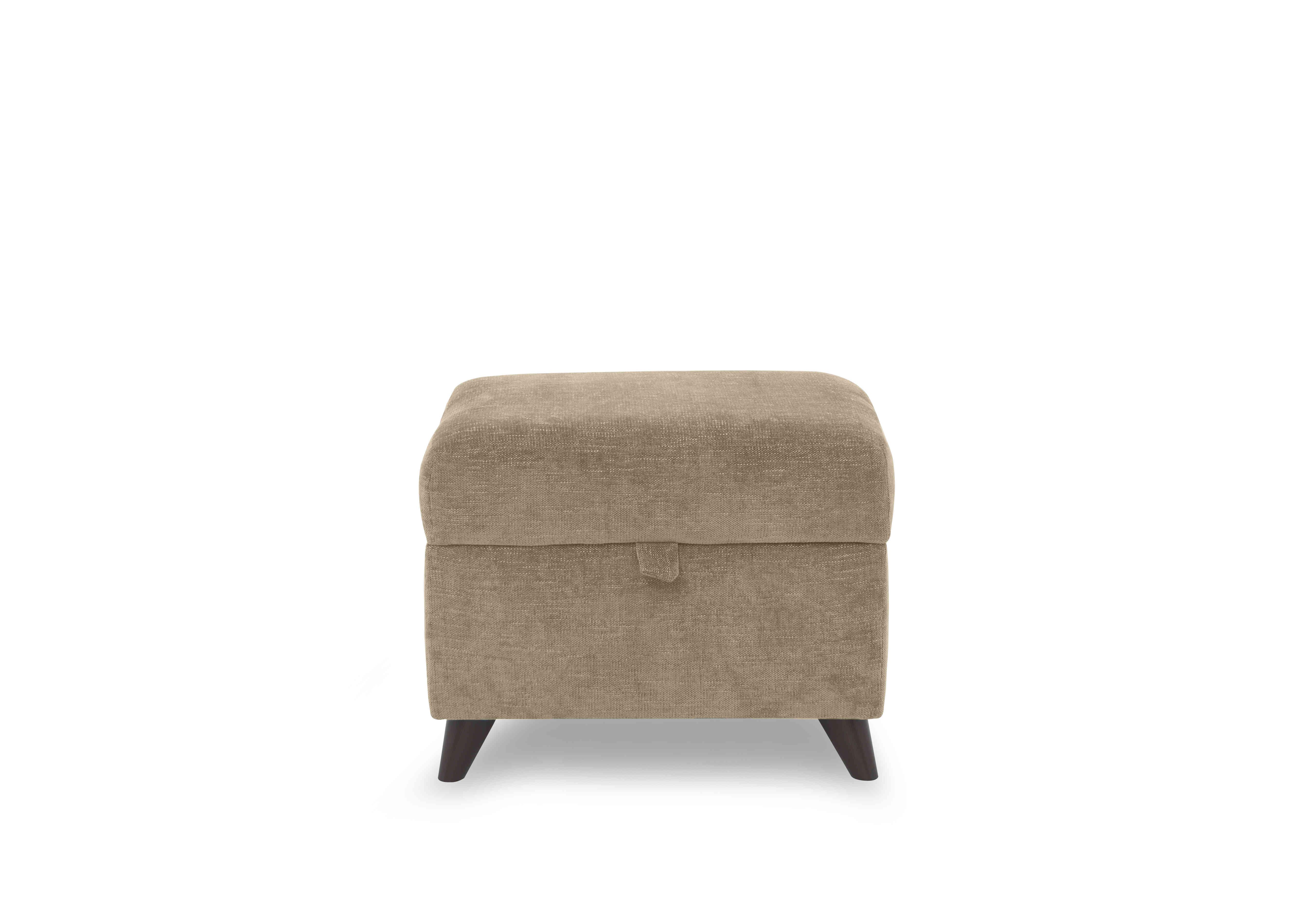 Sofia Fabric Storage Footstool in Marlon Caramel Wf on Furniture Village
