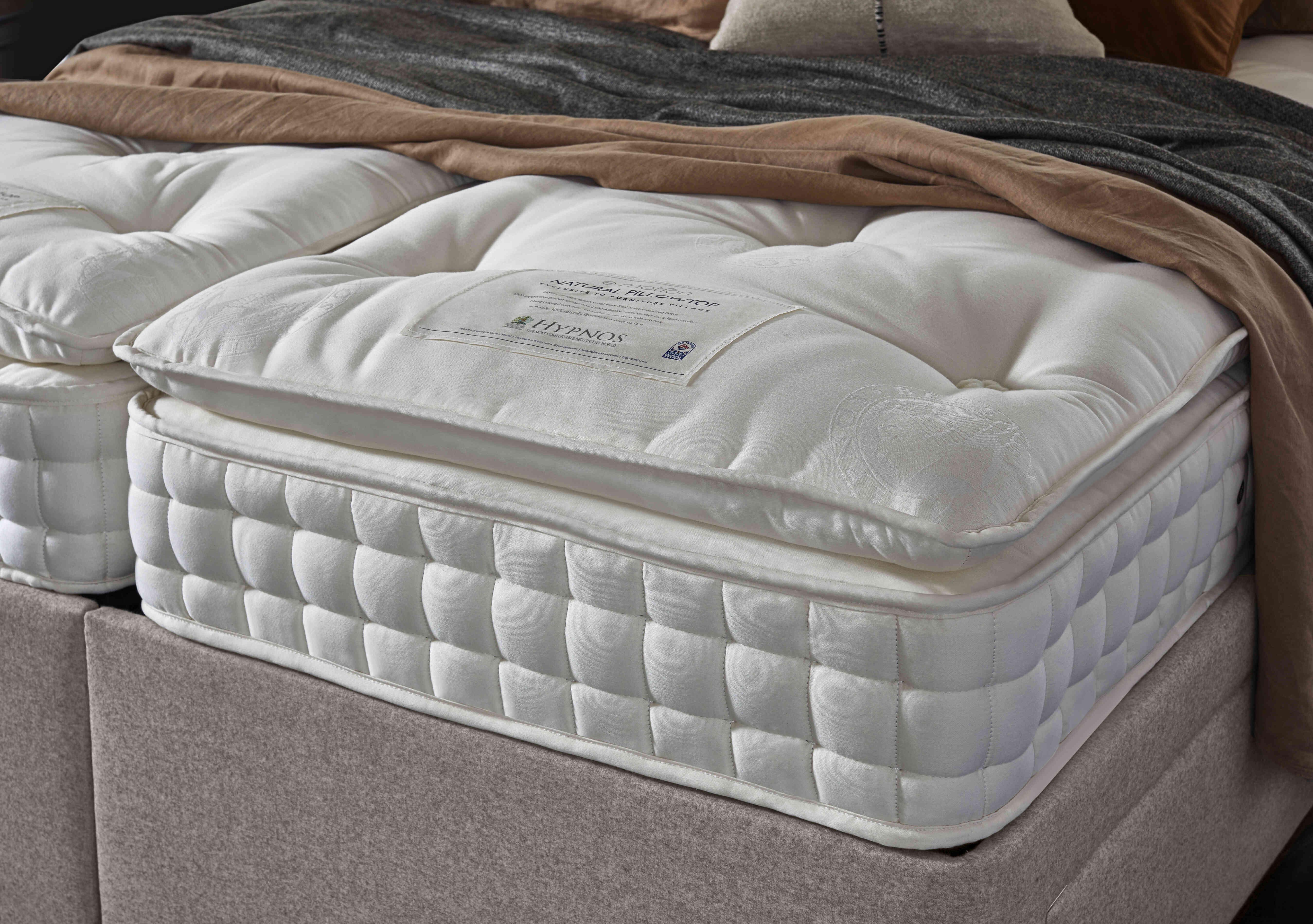 E-Motion Adjustable Pillow Top Natural Pocket Spring Mattress in  on Furniture Village