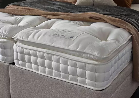 E Motion Adjustable Pillow Top Natural Pocket Spring Mattress Hypnos Furniture Village