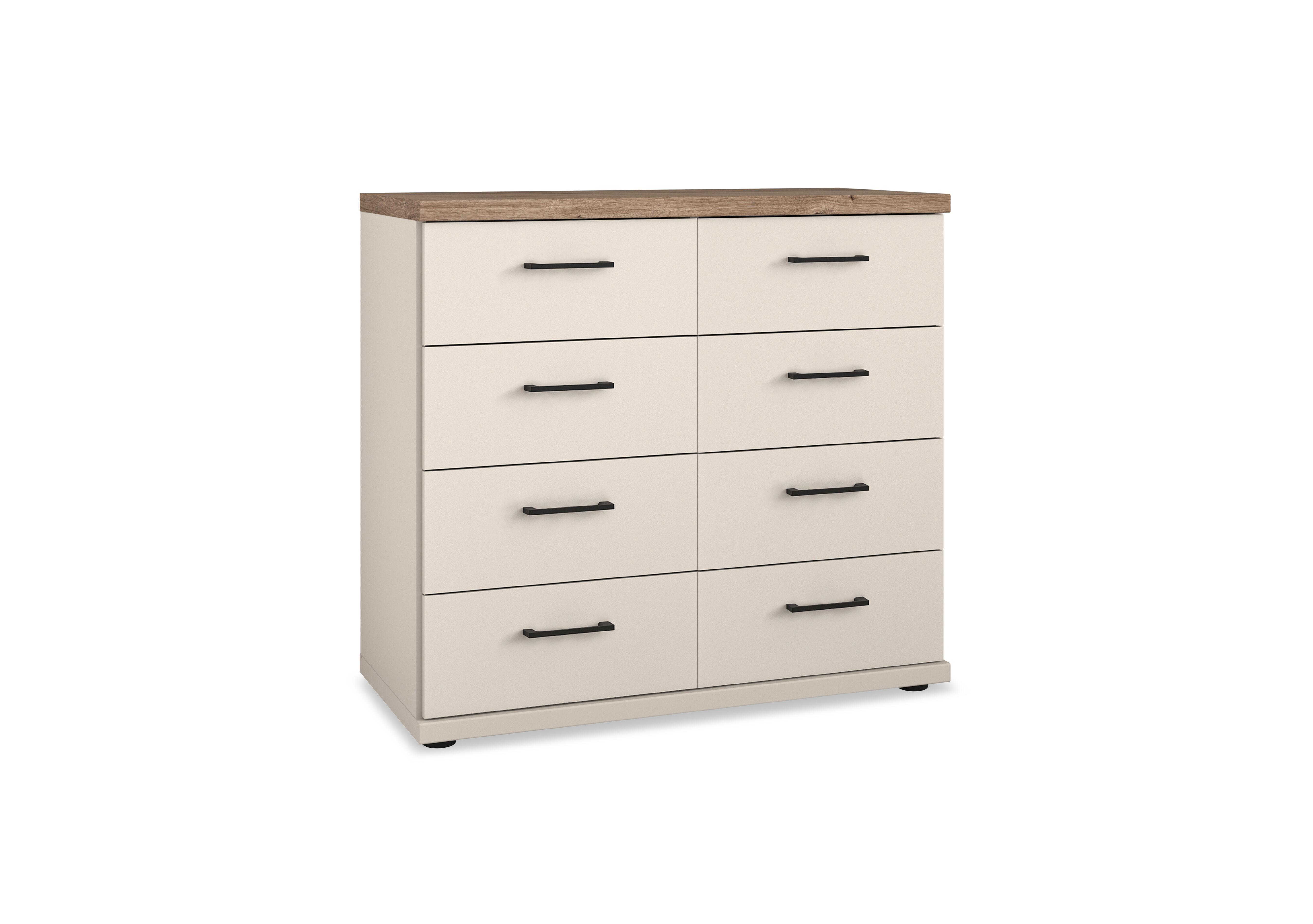 Adeline 4+4 Drawer Chest in Champagne on Furniture Village