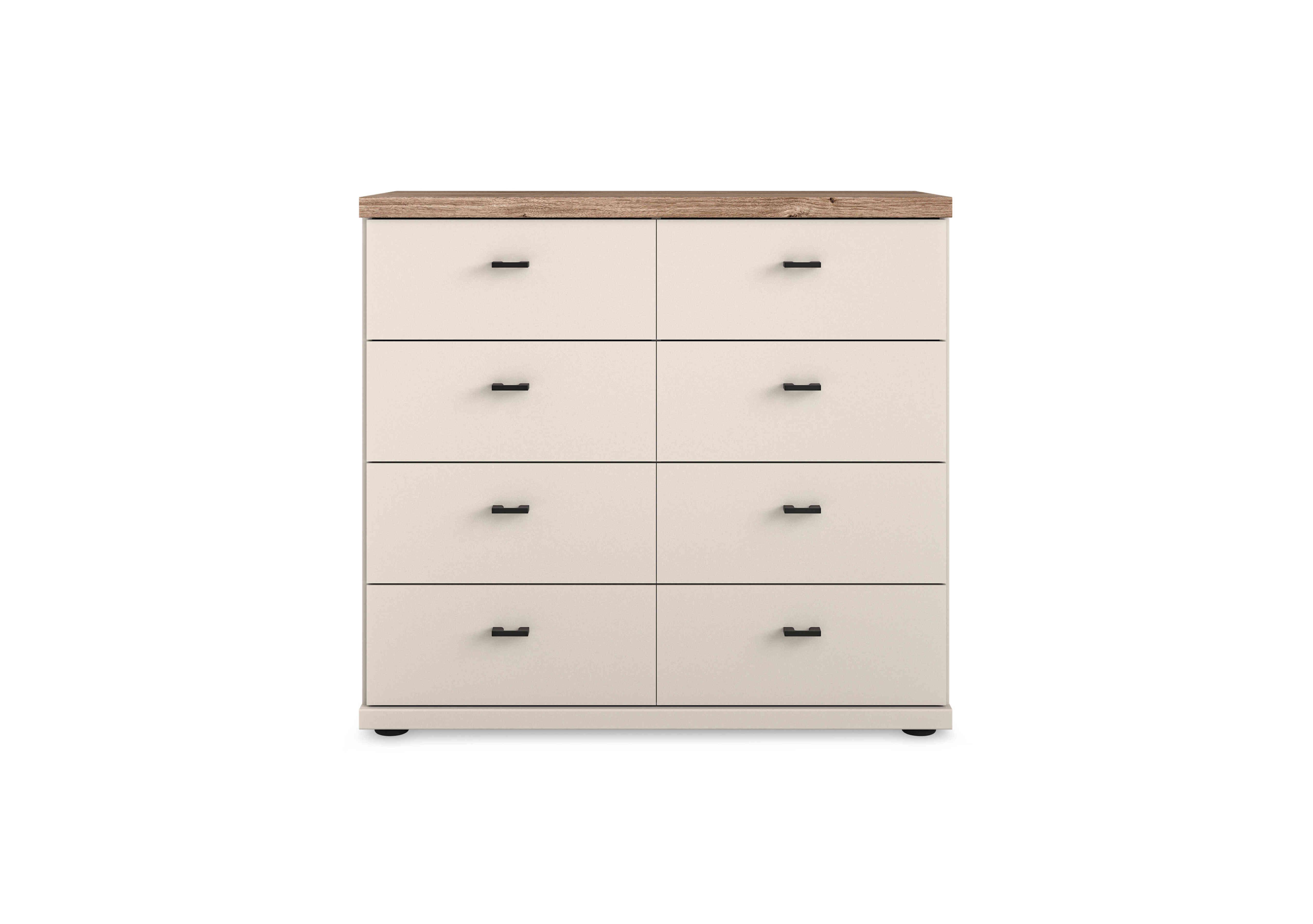 Adeline 4+4 Drawer Chest in Champagne on Furniture Village