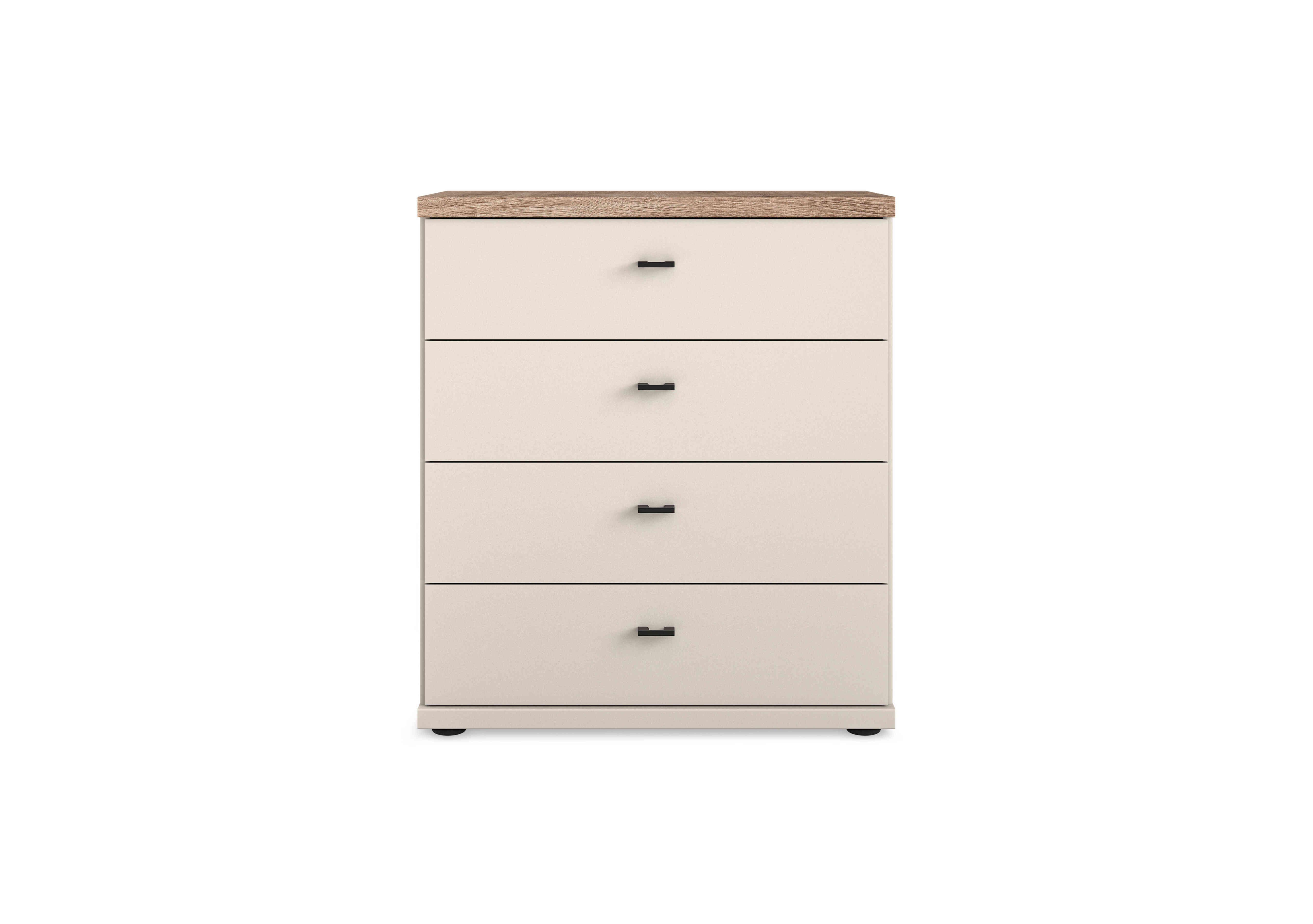 Adeline Wide 4 Drawer Chest in Champagne on Furniture Village