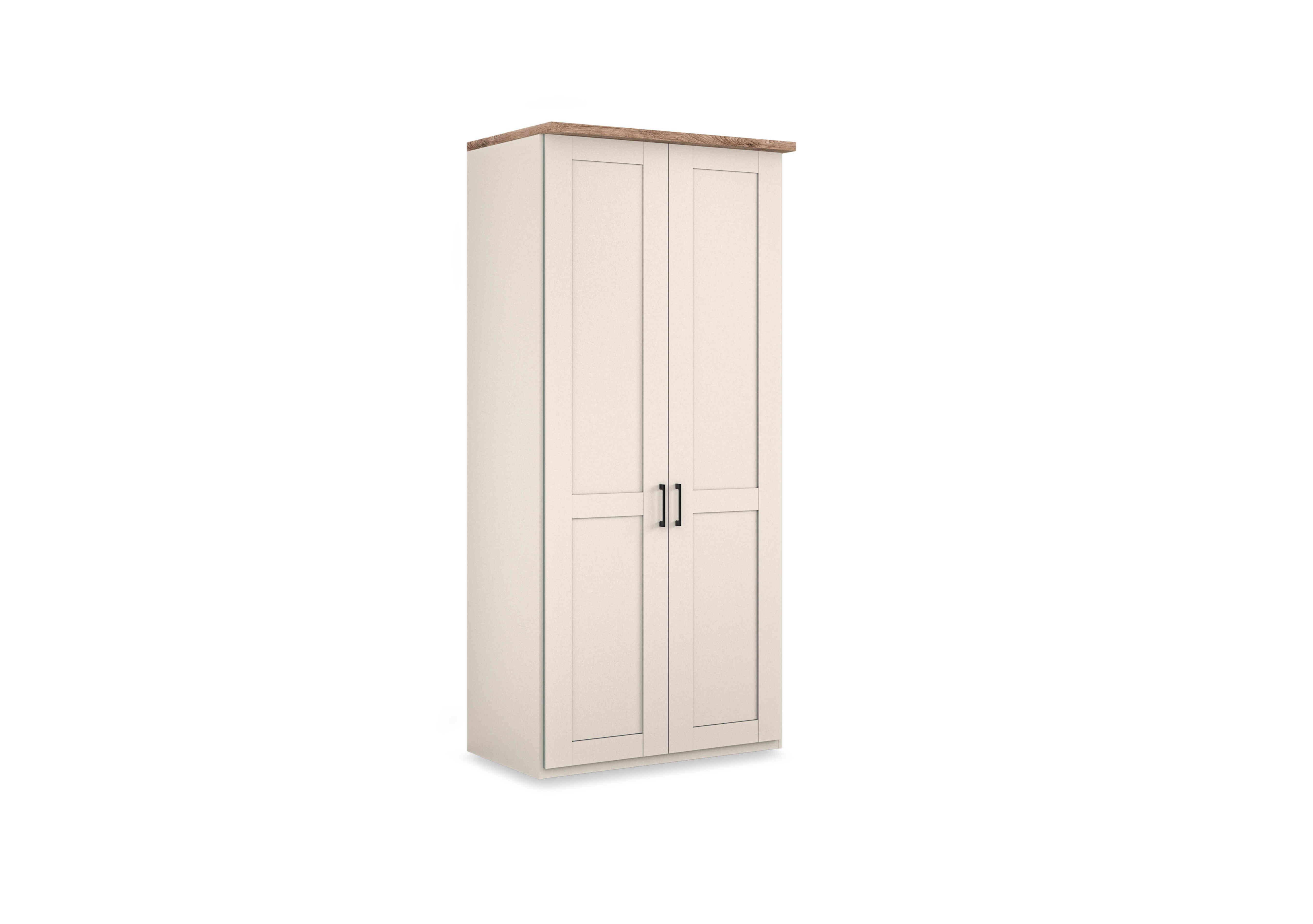 Adeline 2 Door Hinged Wardrobe in Champagne on Furniture Village