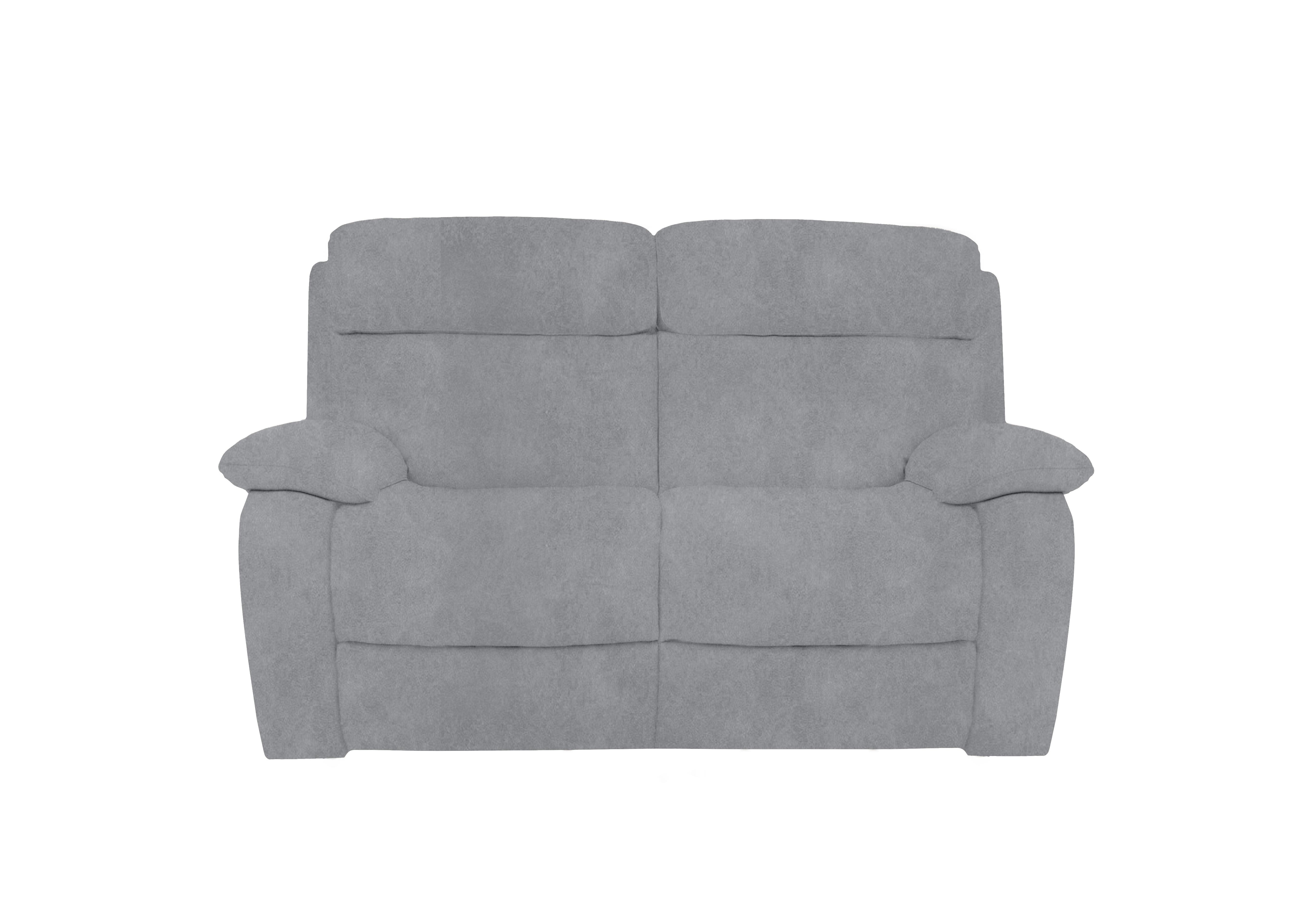 Moreno 2 Seater Fabric Power Recliner Sofa with Power Headrests in Bfa-Ori-R07 Bluish Grey on Furniture Village