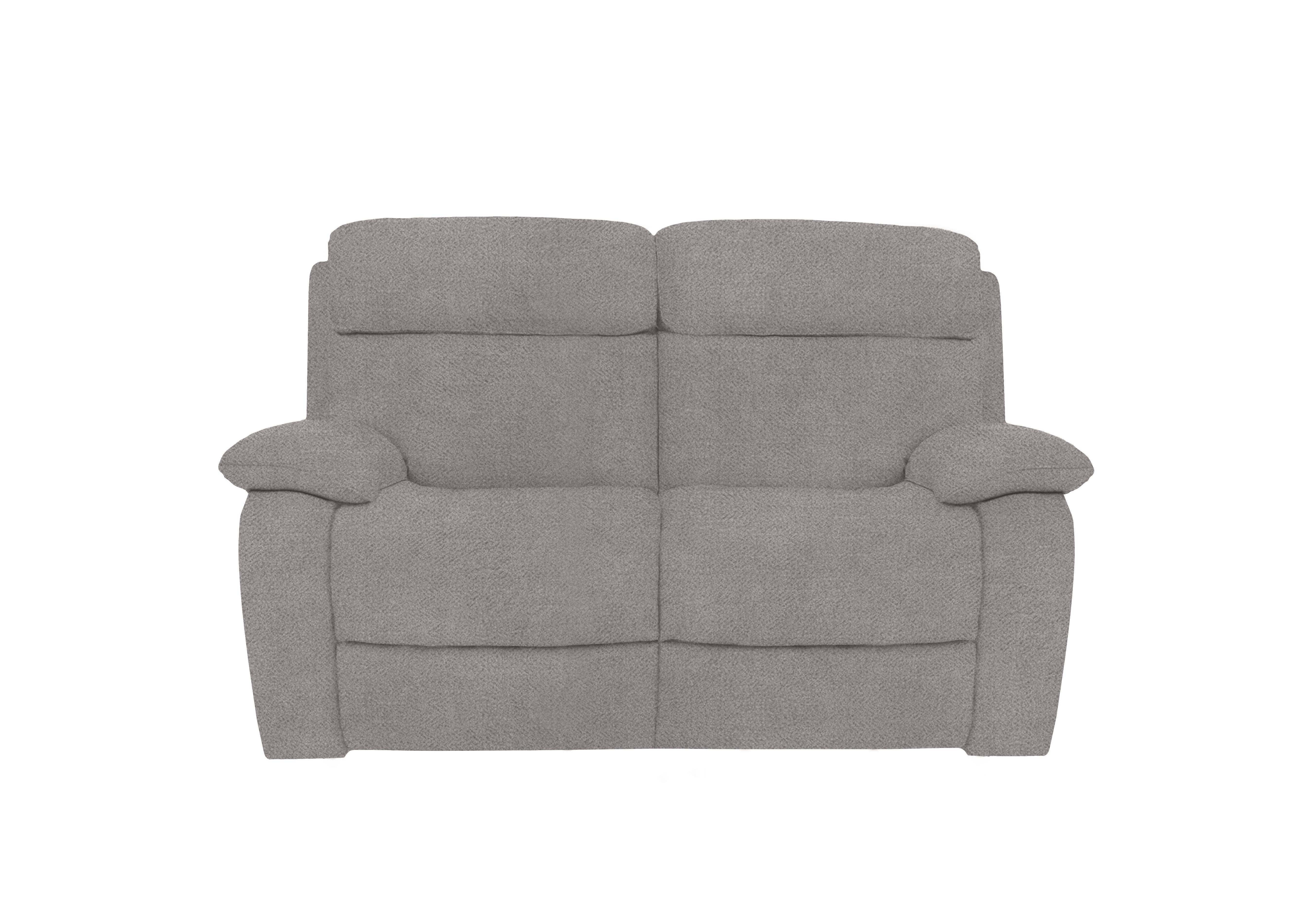 Moreno 2 Seater Fabric Power Recliner Sofa with Power Headrests in Fab-Meo-R27 Pewter on Furniture Village