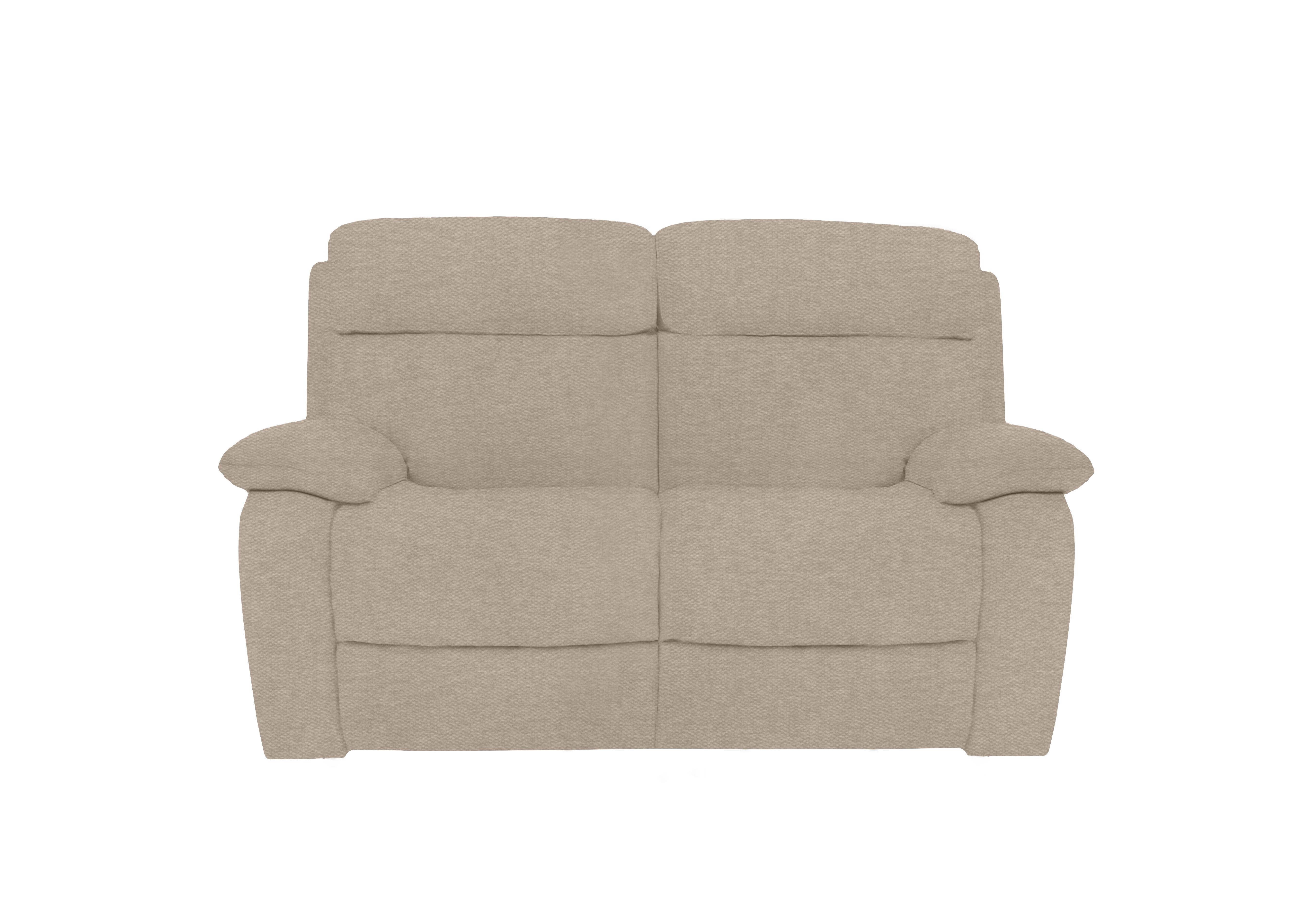 Moreno 2 Seater Fabric Power Recliner Sofa with Power Headrests in Fab-Ska-R28 Beige on Furniture Village