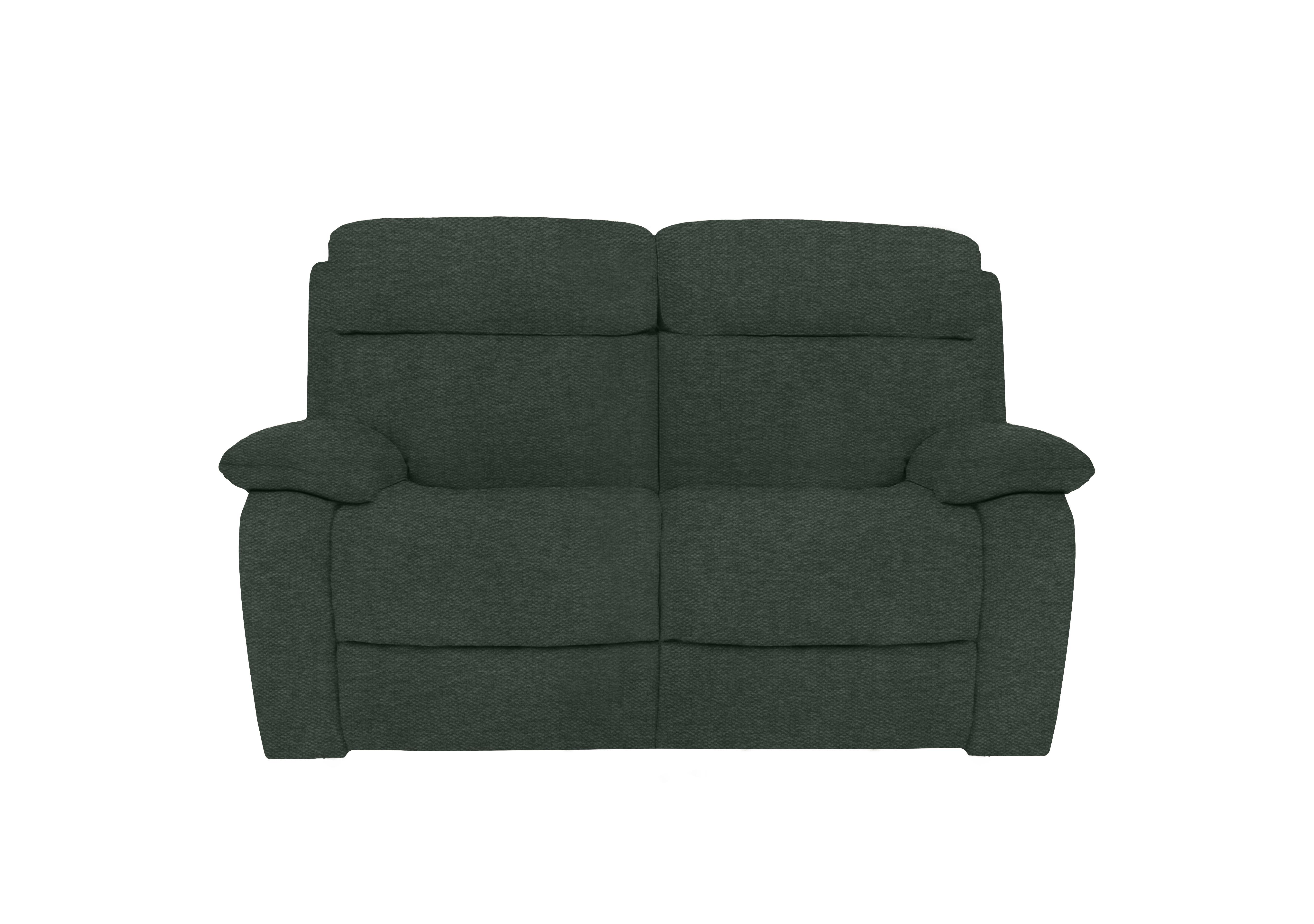 Moreno 2 Seater Fabric Power Recliner Sofa with Power Headrests in Fab-Ska-R48 Moss Green on Furniture Village