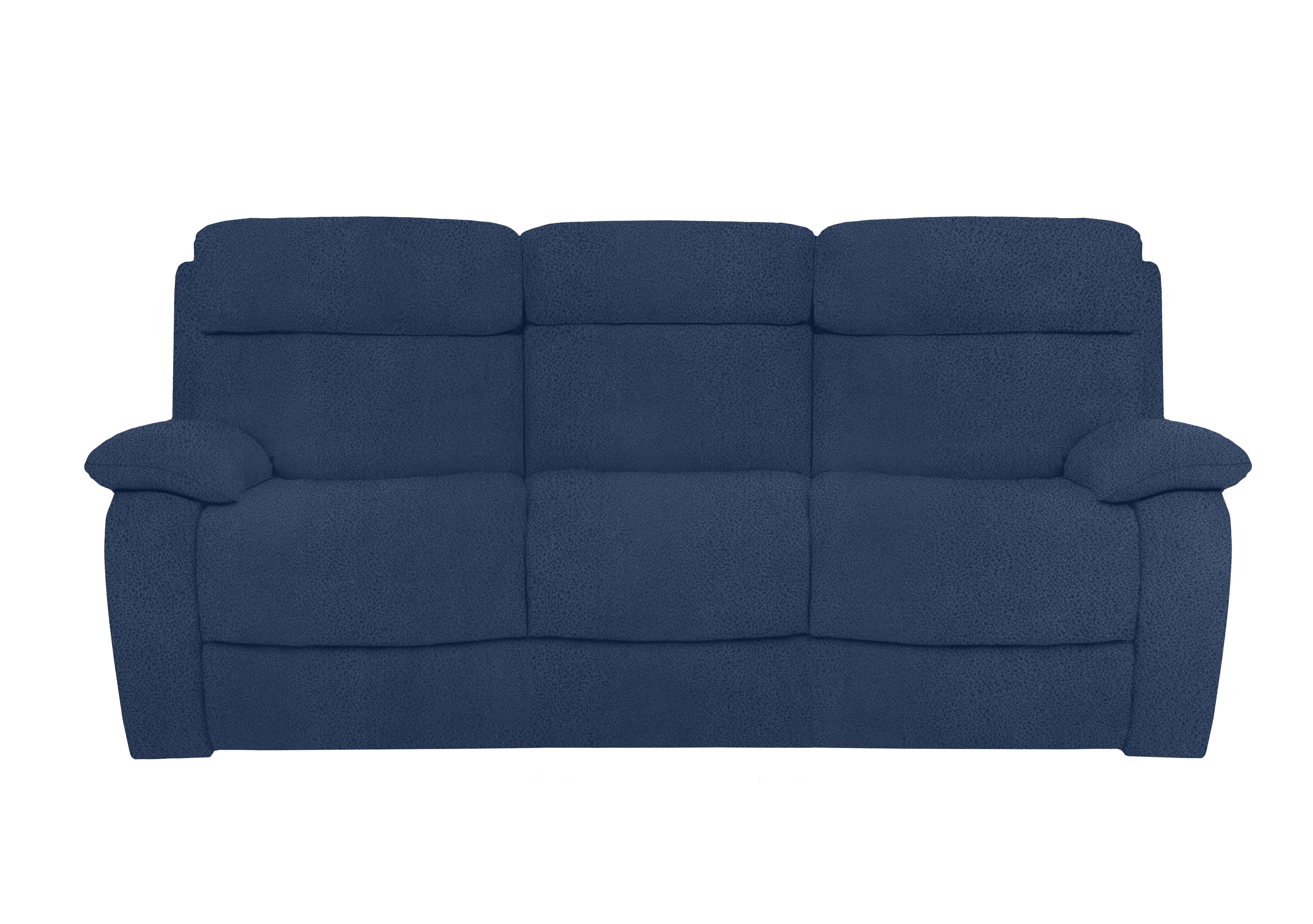 Moreno 3 Seater Fabric Sofa in Bfa-Blj-R10 Blue on Furniture Village