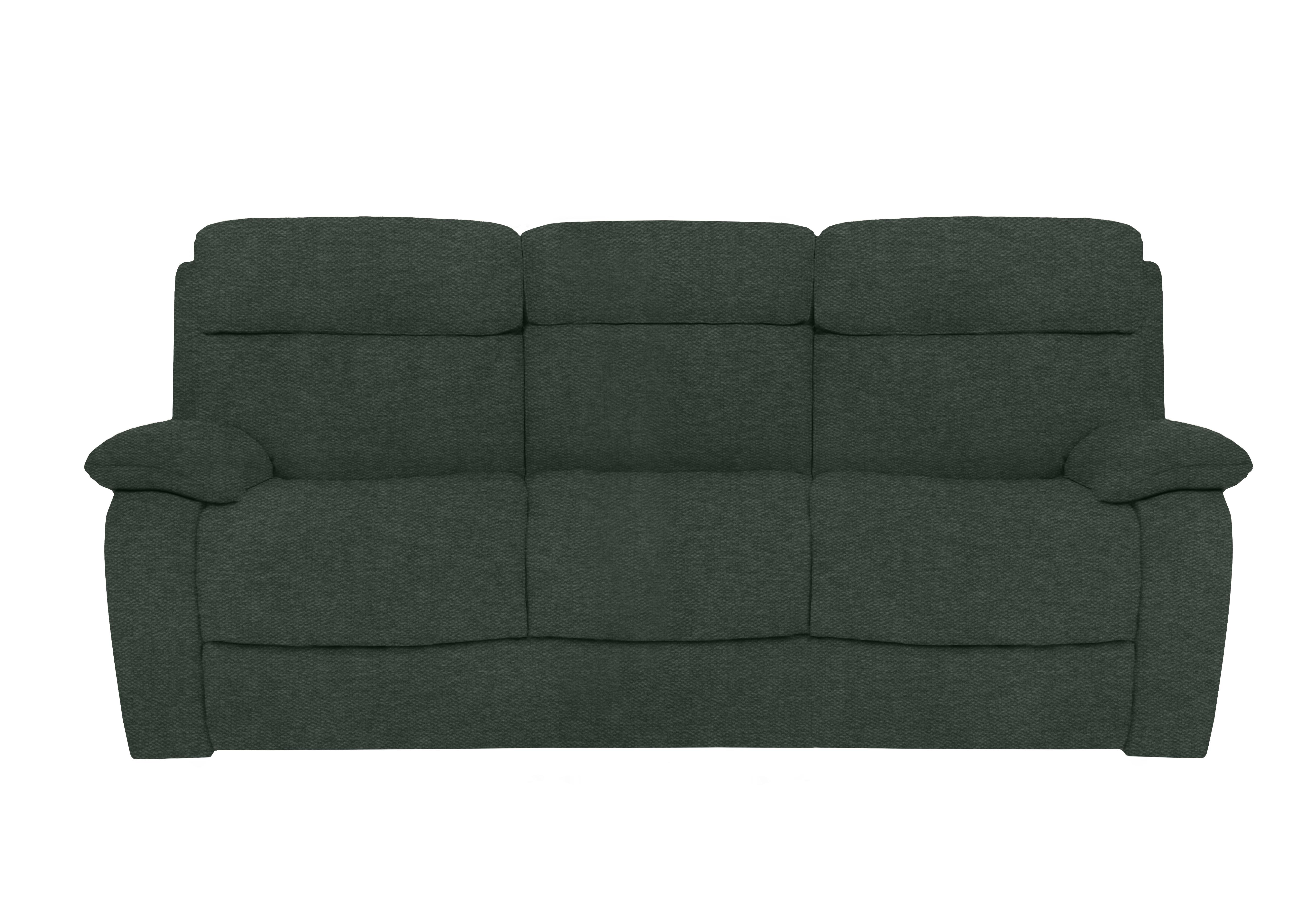 Moreno 3 Seater Fabric Sofa in Fab-Ska-R48 Moss Green on Furniture Village