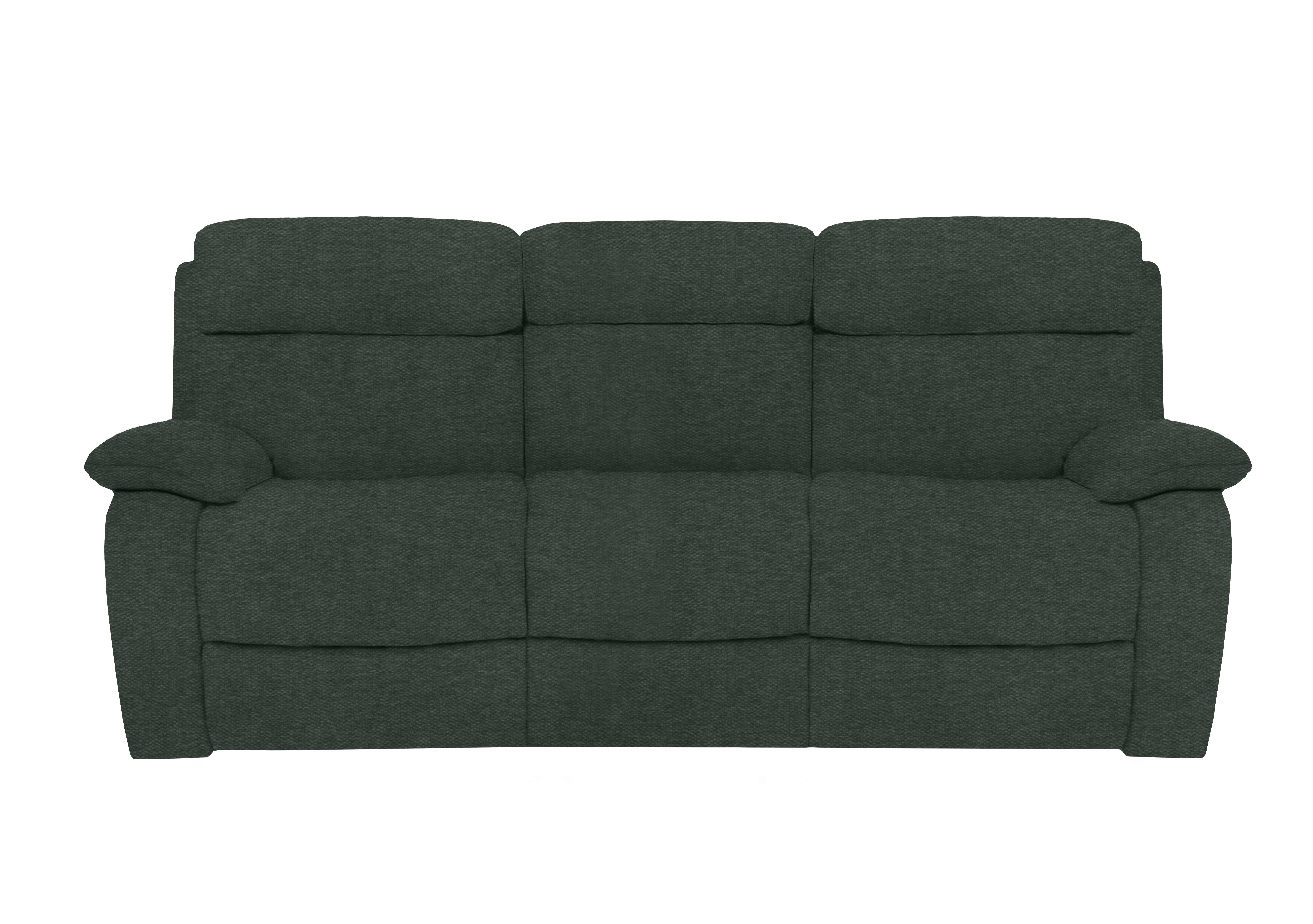 Moreno 3 Seater Fabric Sofa in Fab-Ska-R48 Moss Green on Furniture Village