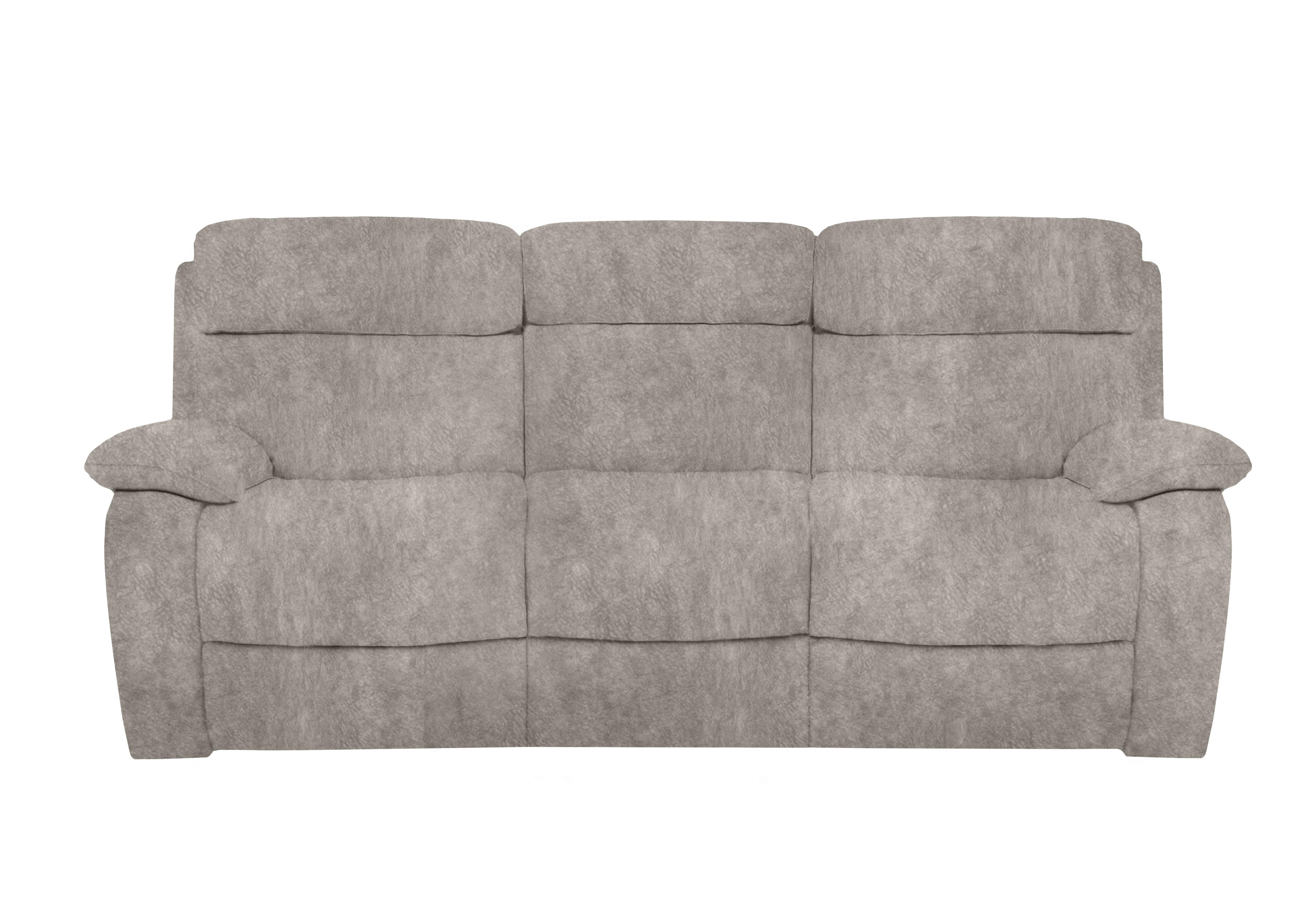 Moreno 3 Seater Fabric Power Recliner Sofa with Power Headrests in Bfa-Bnn-R28 Grey on Furniture Village