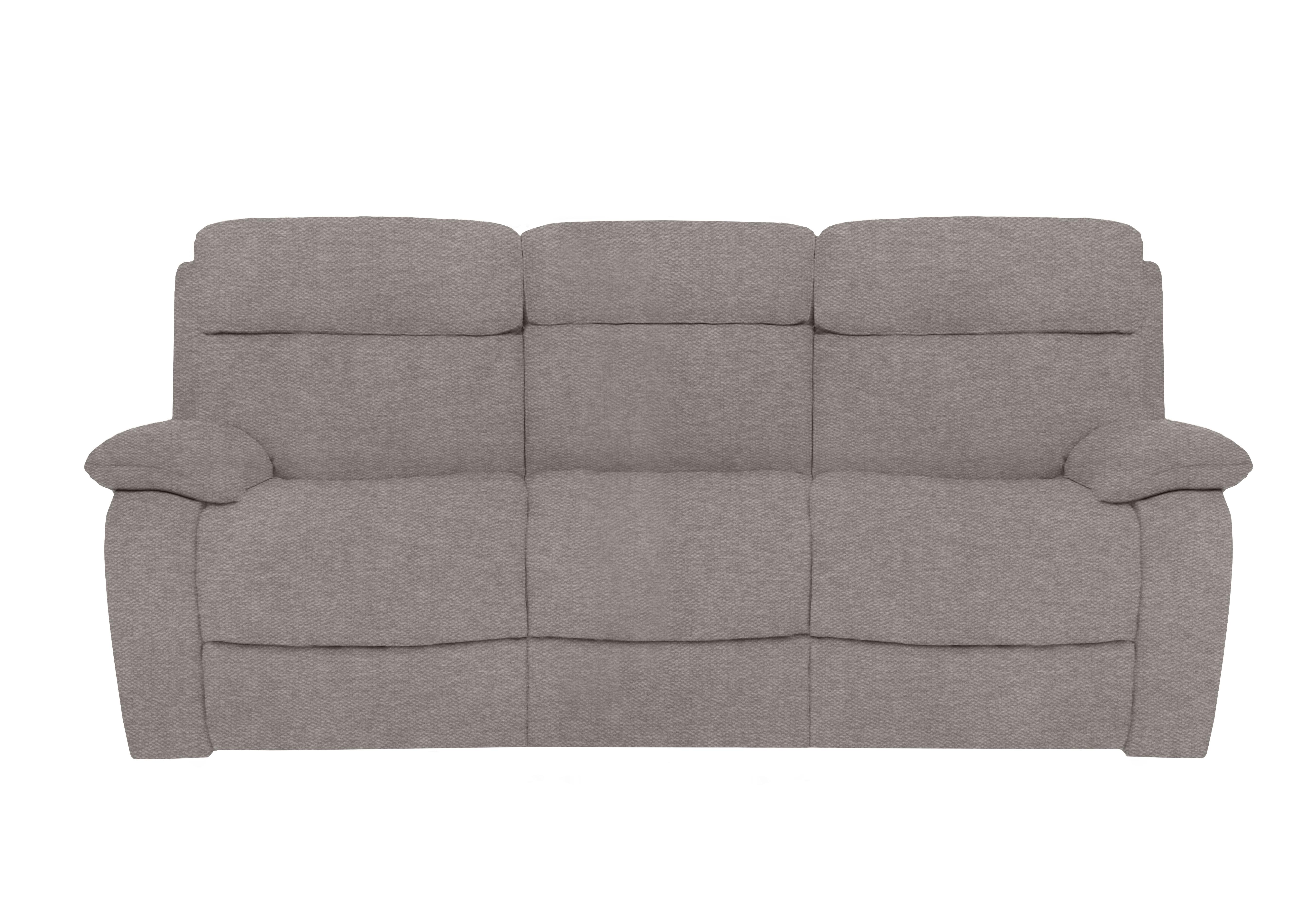 Moreno 3 Seater Fabric Power Recliner Sofa with Power Headrests in Fab-Ska-R40 Wild Dove on Furniture Village