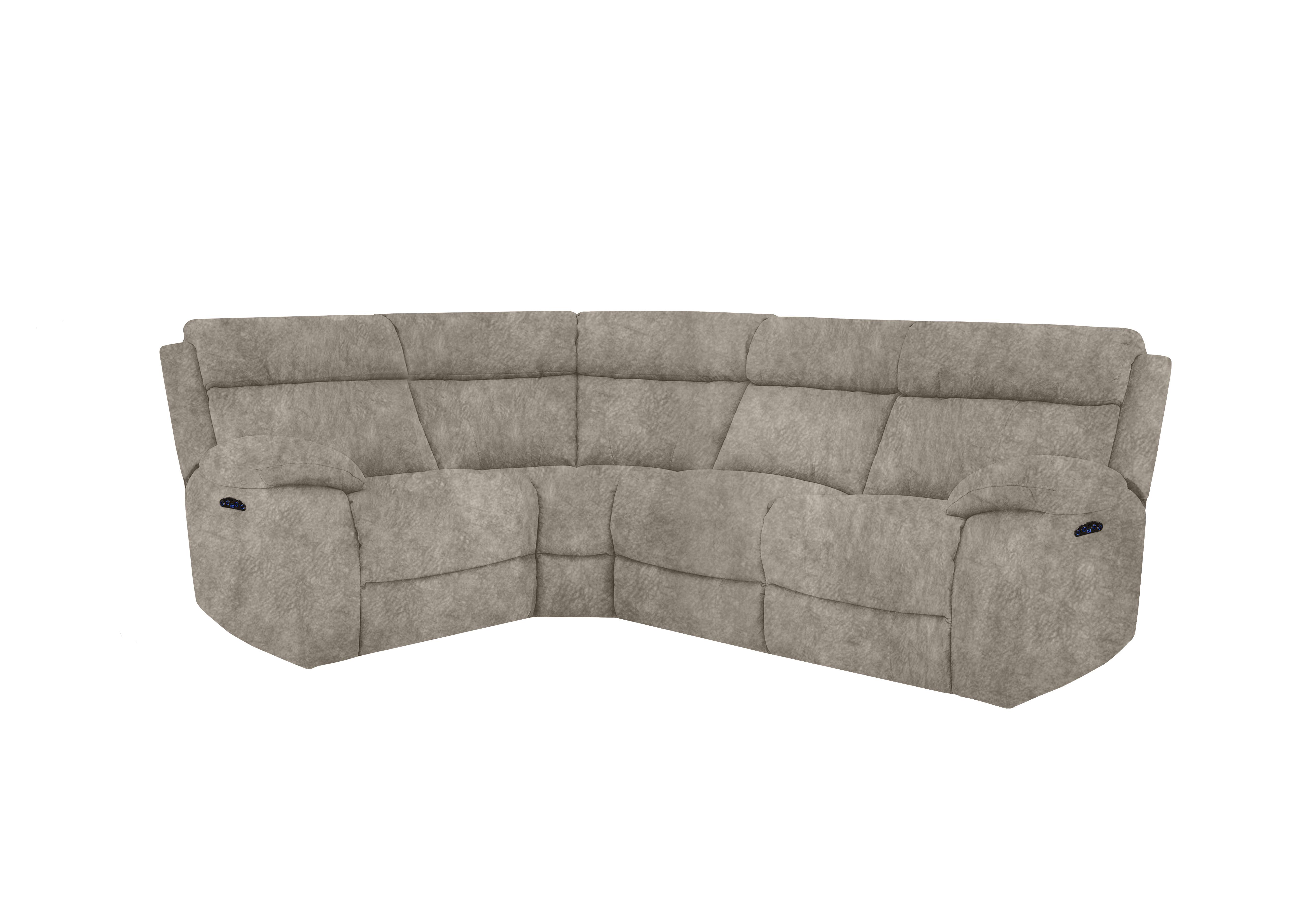 Moreno Small Fabric Corner Sofa in Bfa-Bnn-R29 Mink on Furniture Village