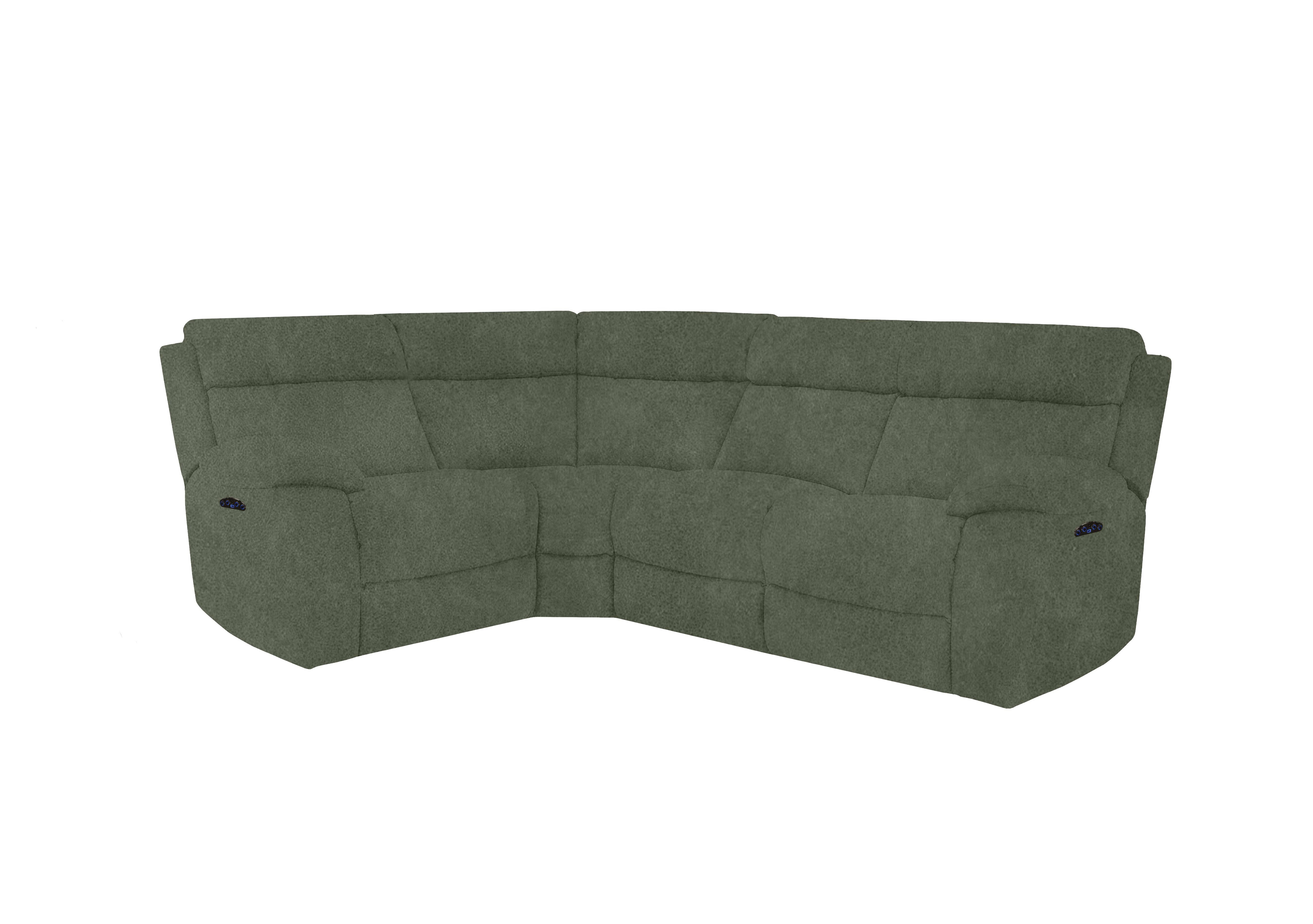 Moreno Small Fabric Corner Sofa in Bfa-Ori-R12 Olive on Furniture Village