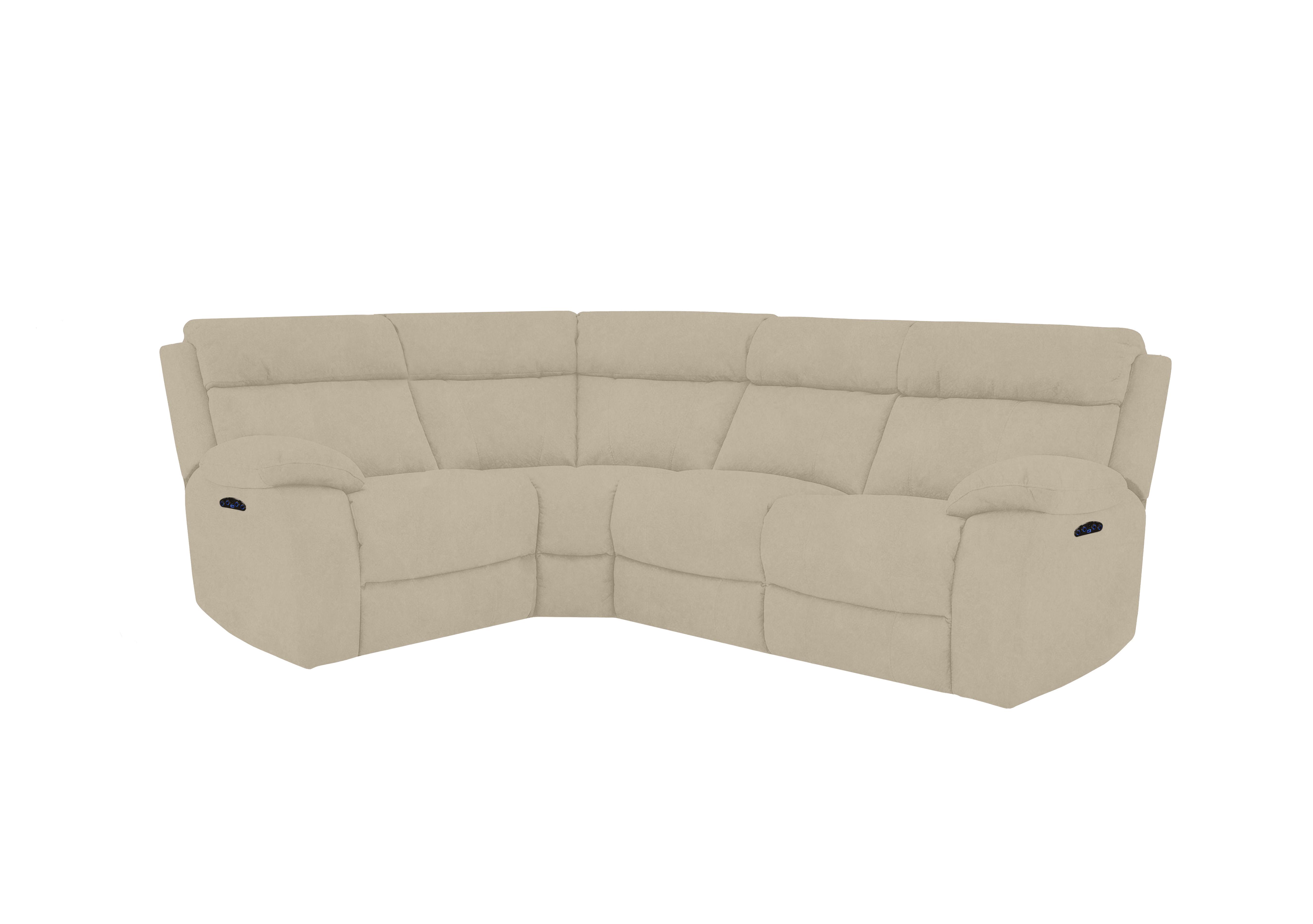 Moreno Small Fabric Corner Sofa in Bfa-Raf-R20 Oatmeal on Furniture Village