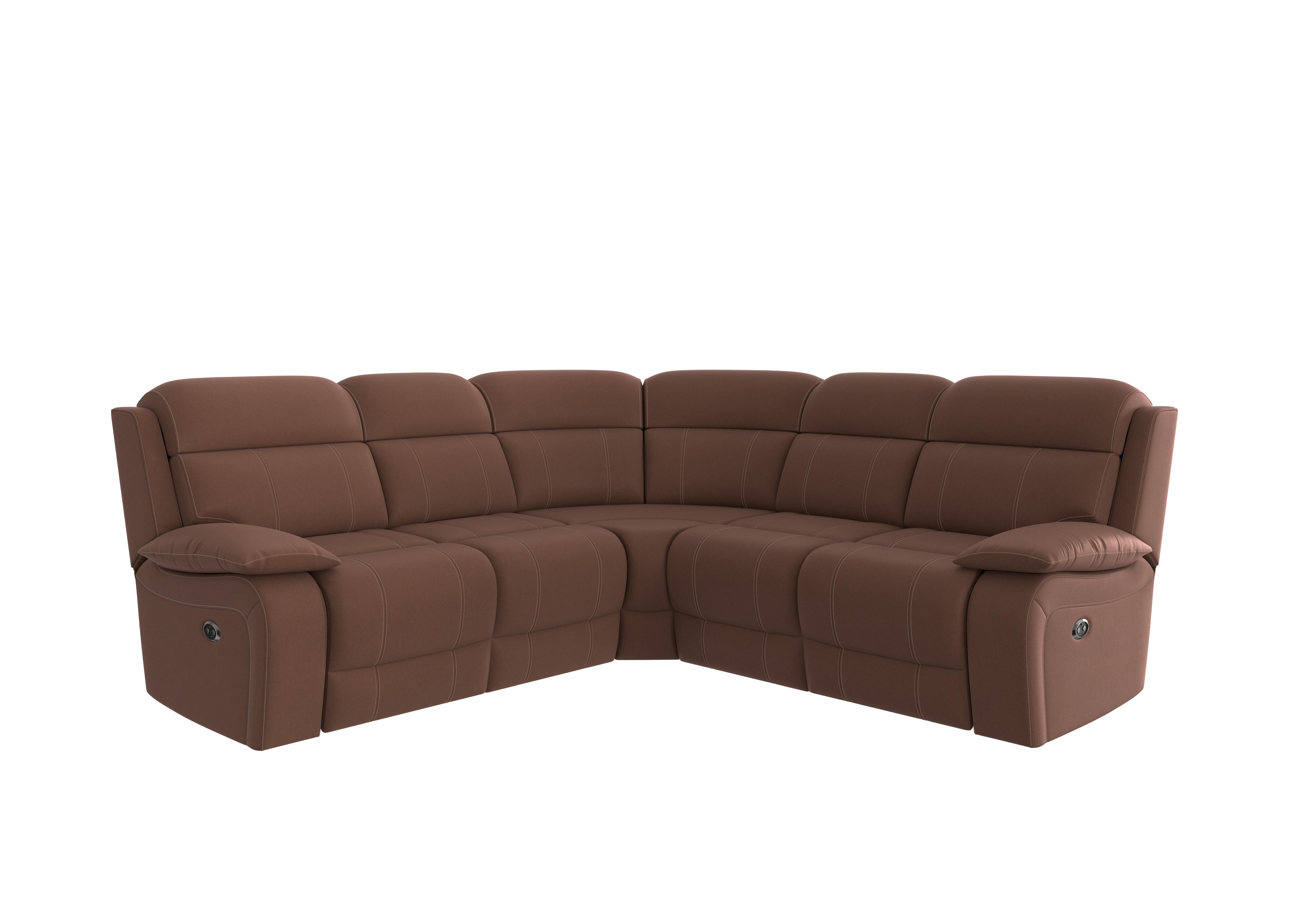 Moreno Fabric Corner Sofa in Bfa-Blj-R05 Hazelnut on Furniture Village