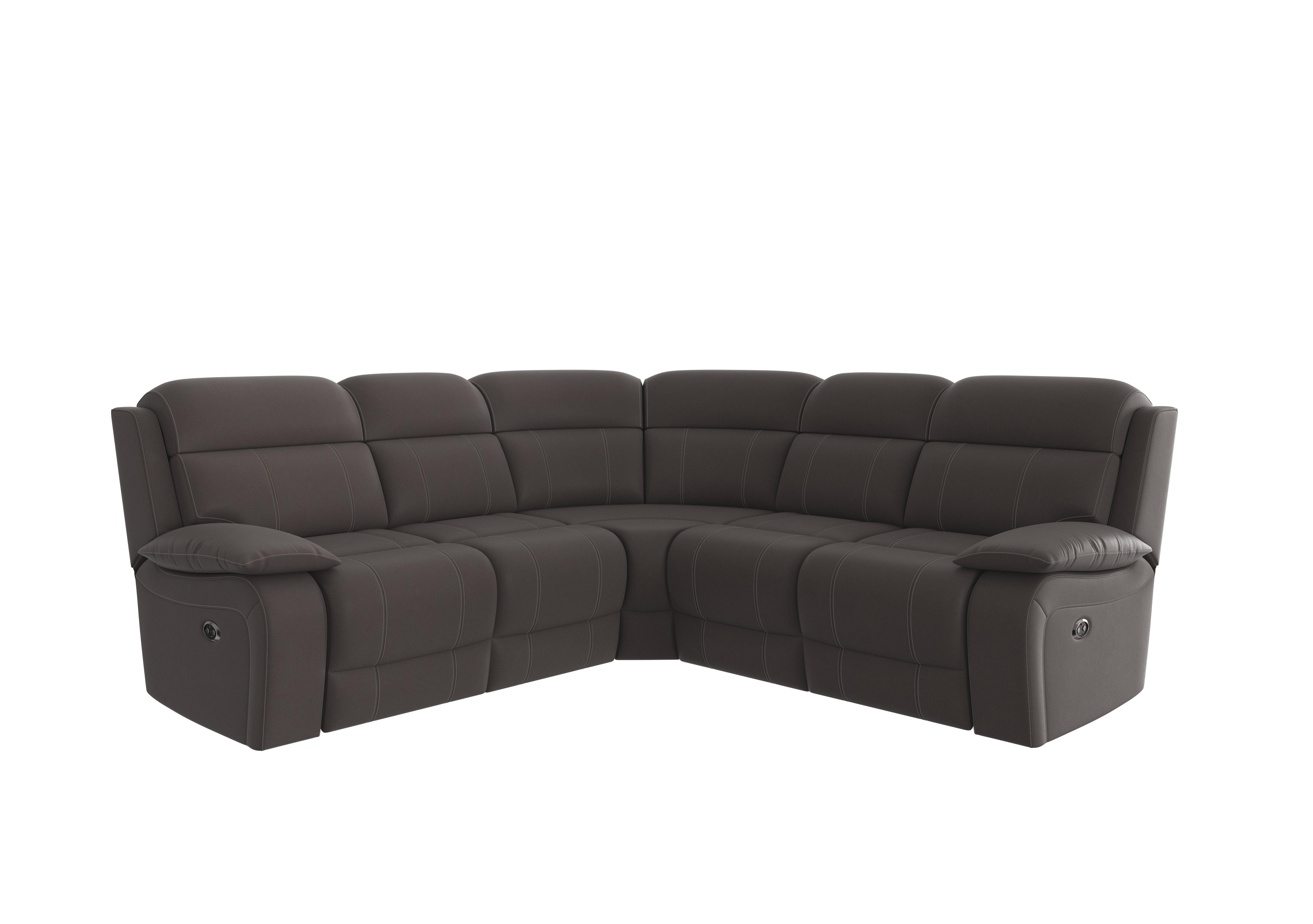 Moreno Fabric Corner Sofa in Bfa-Blj-R16 Grey on Furniture Village