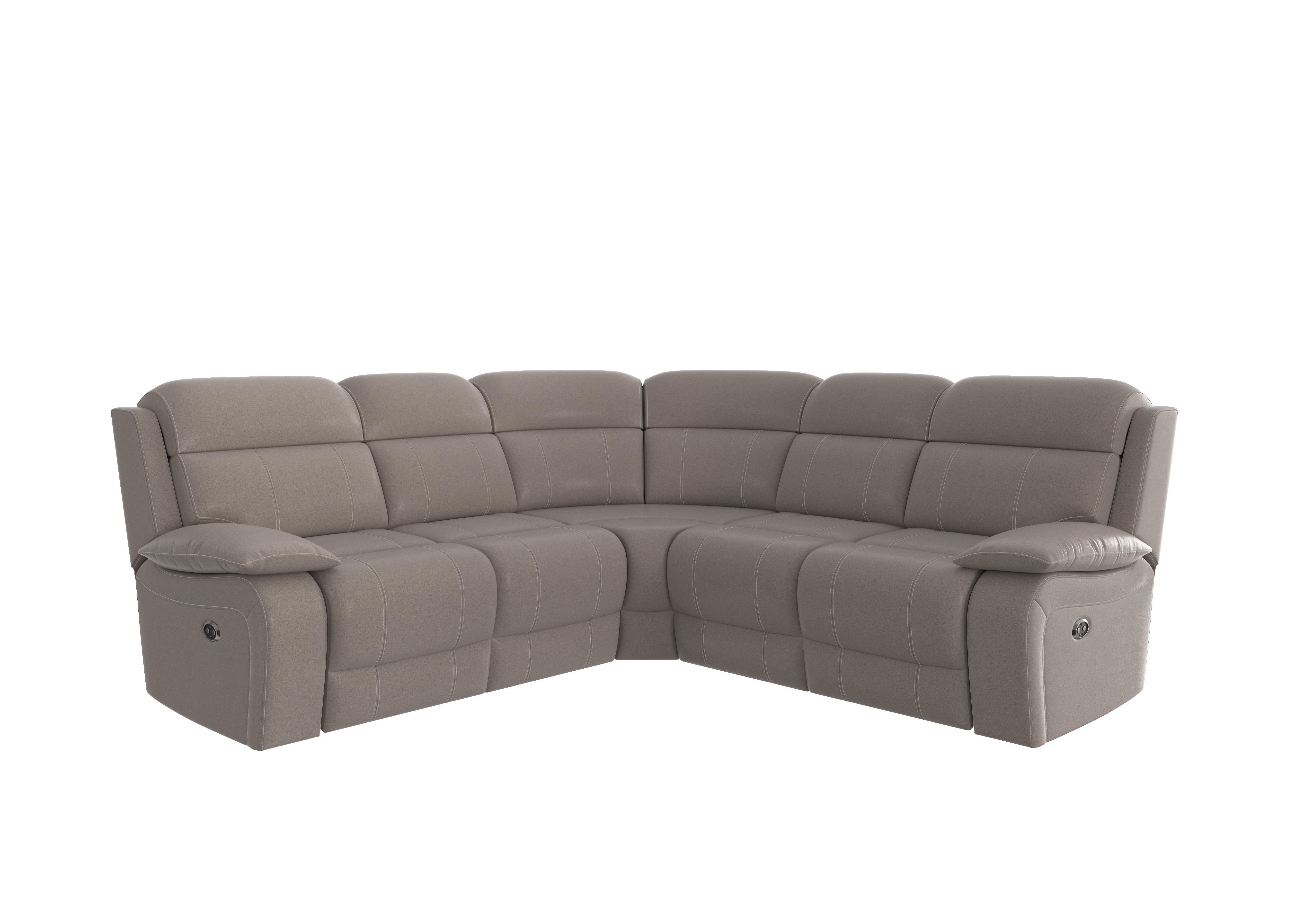 Moreno Fabric Corner Sofa in Bfa-Blj-R946 Silver on Furniture Village