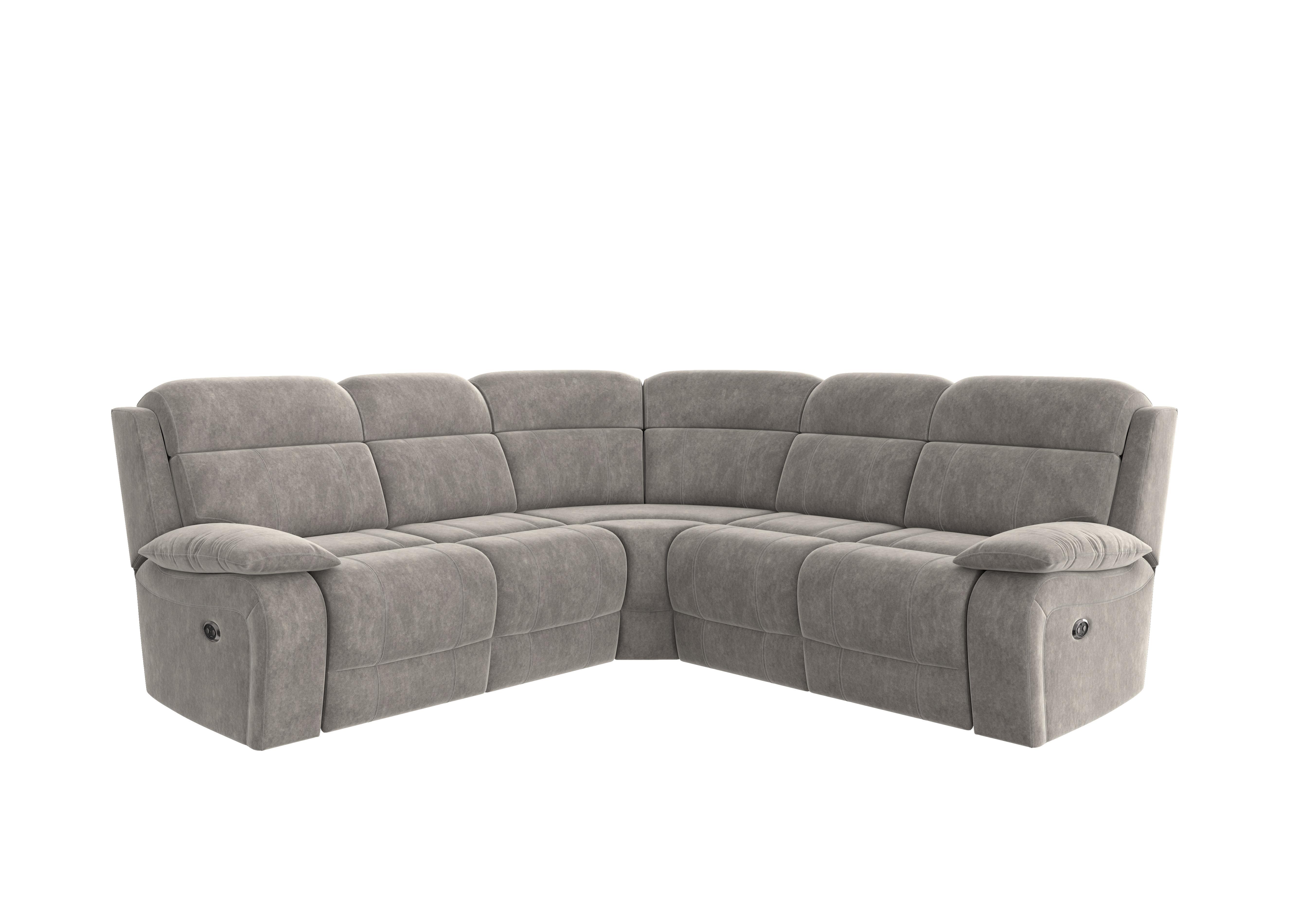 Moreno Fabric Corner Sofa in Bfa-Bnn-R28 Grey on Furniture Village