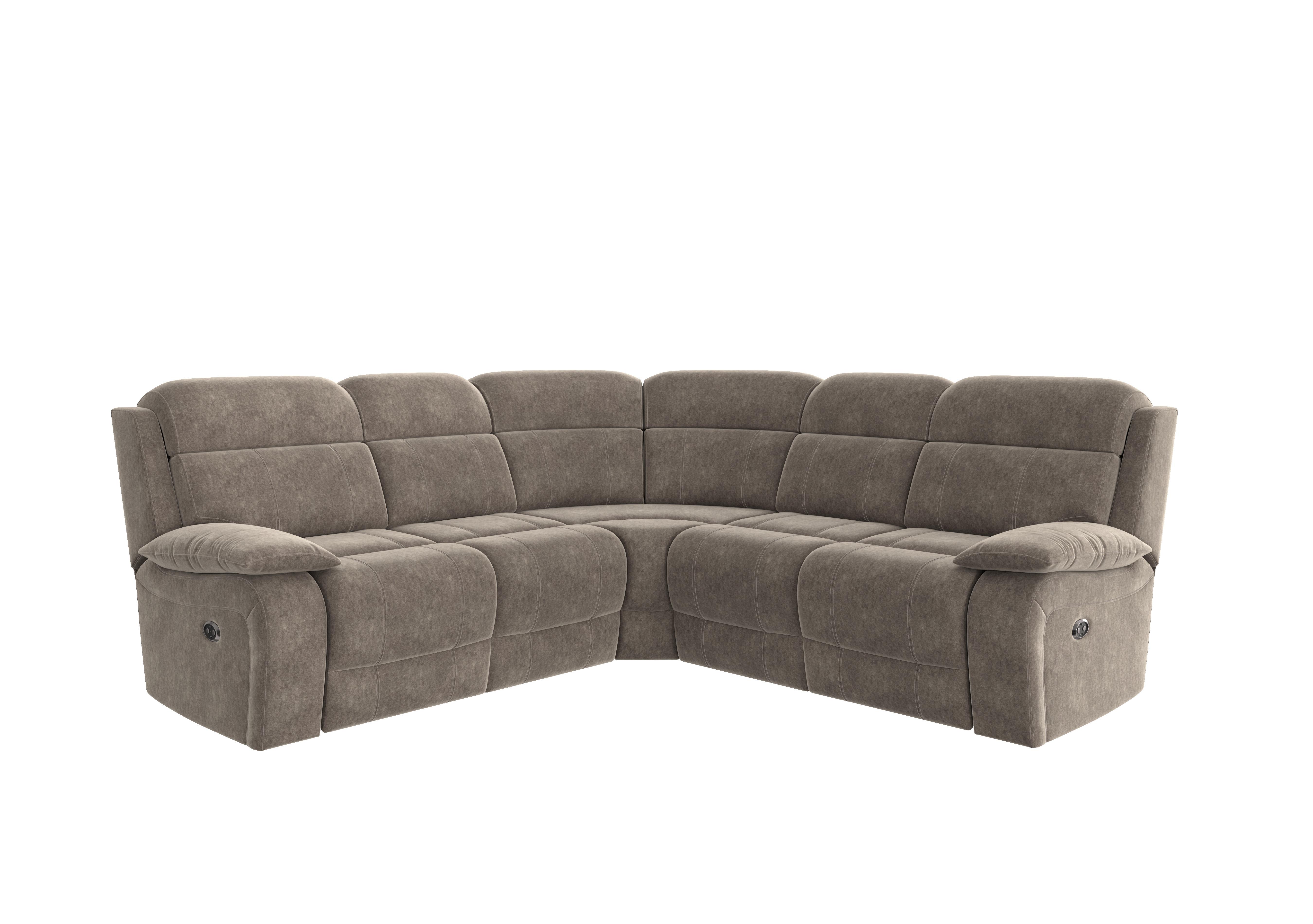 Moreno Fabric Corner Sofa in Bfa-Bnn-R29 Mink on Furniture Village