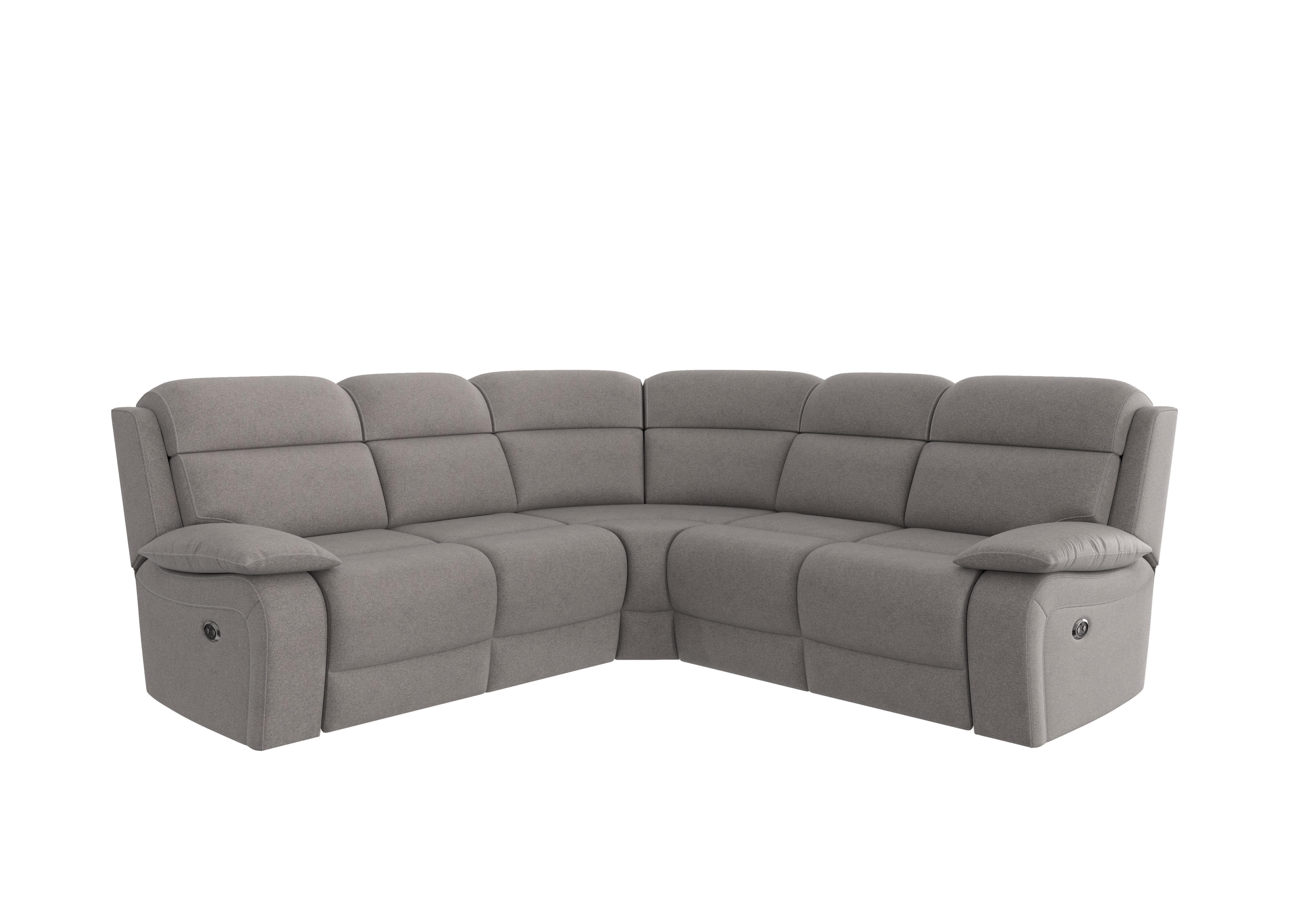 Moreno Fabric Corner Sofa in Fab-Ska-R40 Wild Dove on Furniture Village