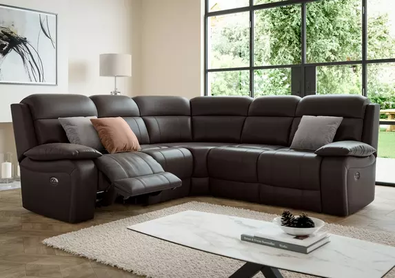 Moreno Leather Corner Sofa World of Leather Furniture Village