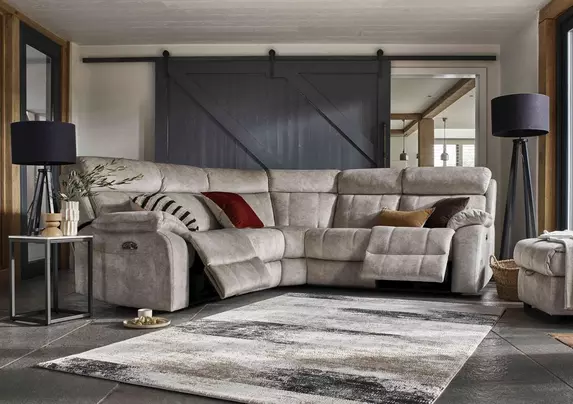 Corner sofa power recliner hotsell
