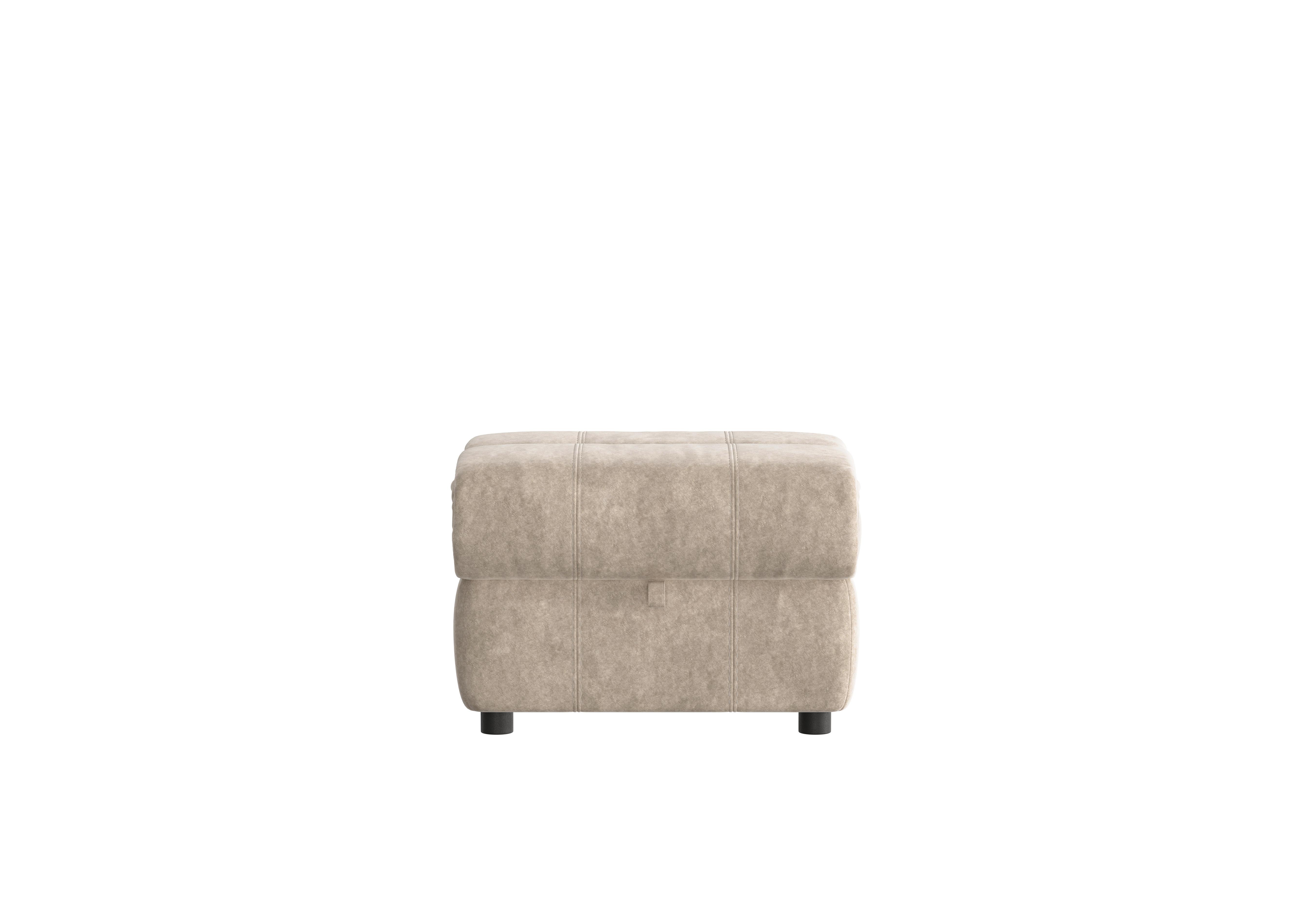 Moreno Fabric Storage Footstool in  on Furniture Village