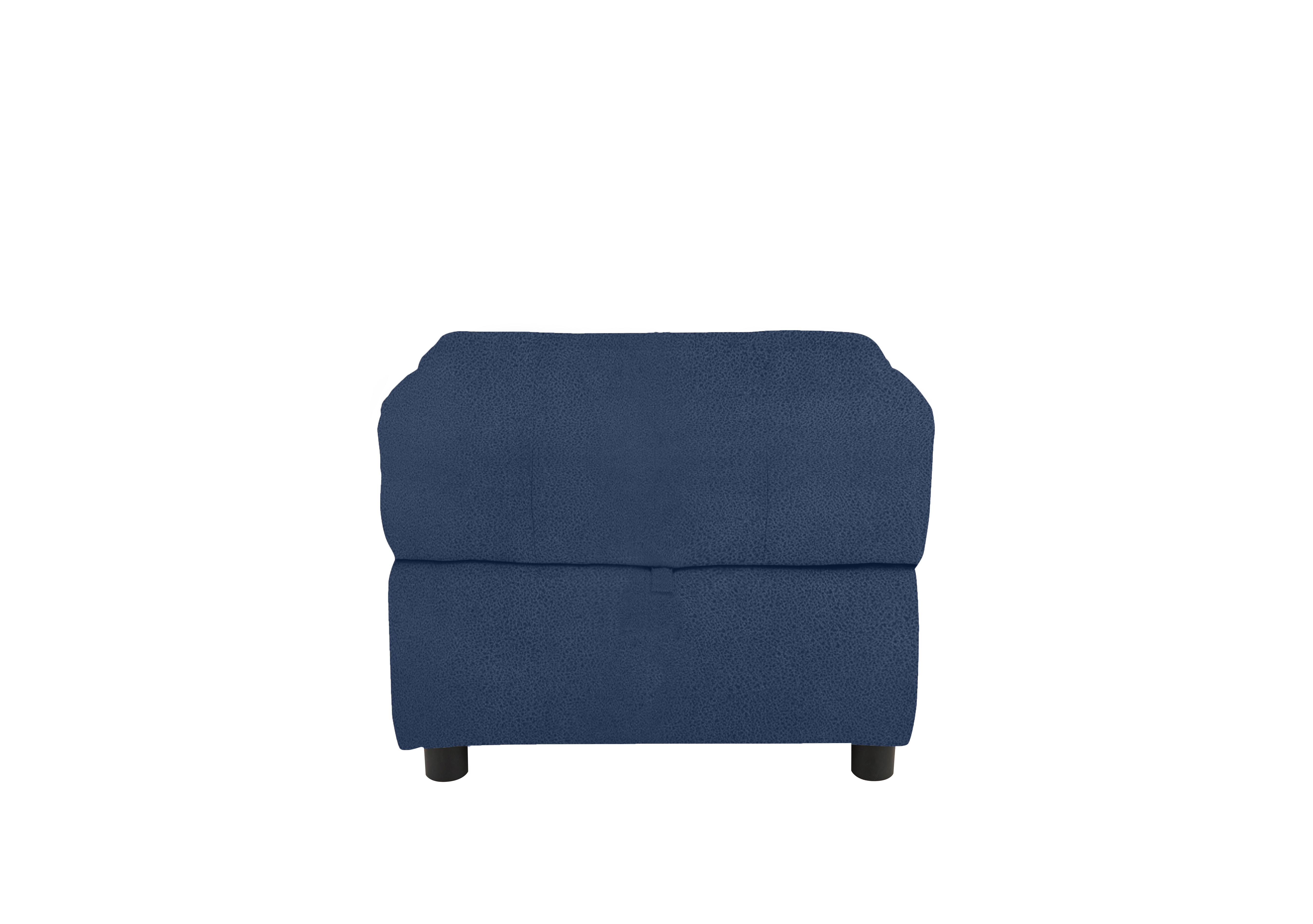 Moreno Fabric Storage Footstool in Bfa-Blj-R10 Blue on Furniture Village