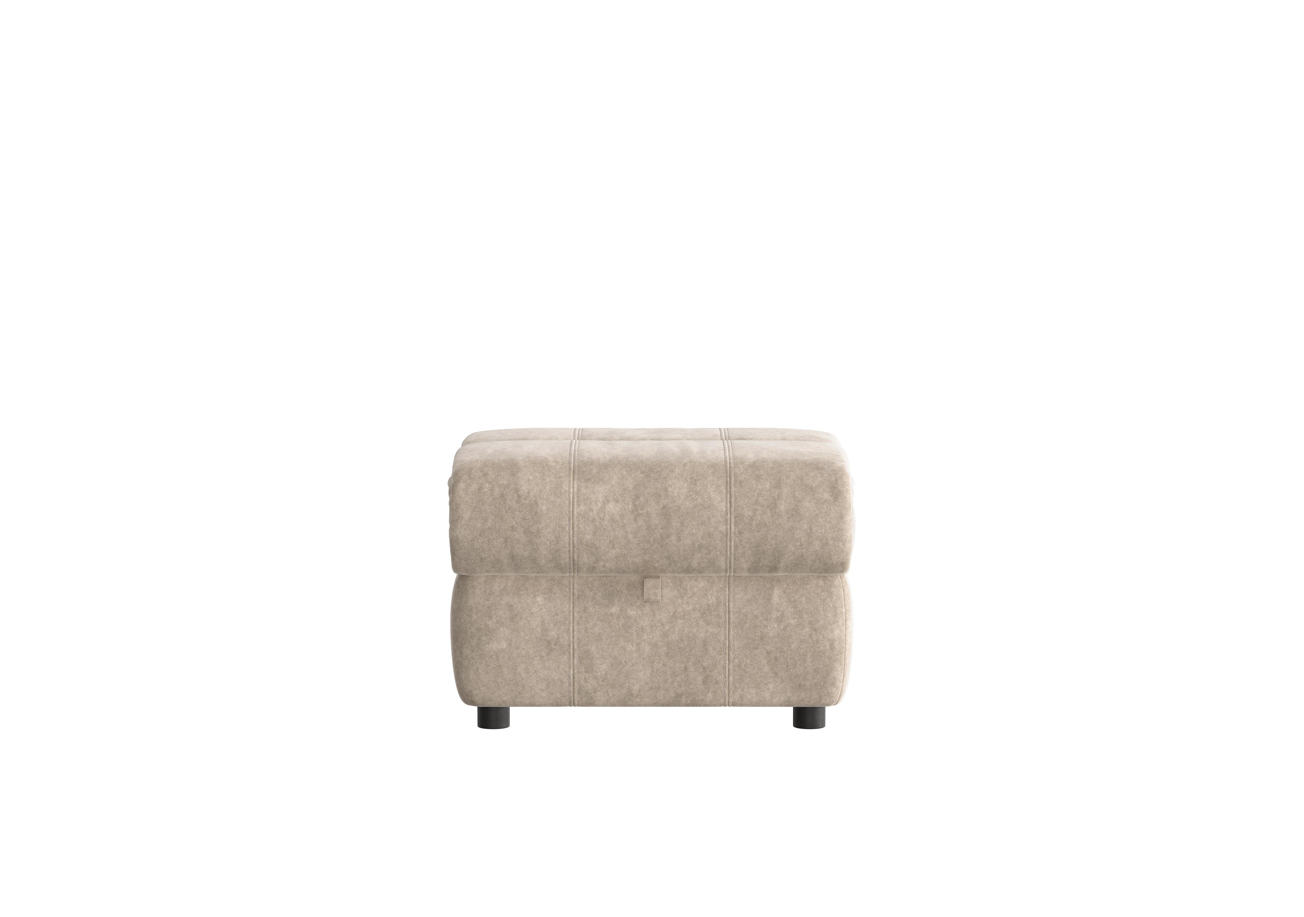 Moreno Fabric Storage Footstool in Bfa-Bnn-R26 Cream on Furniture Village