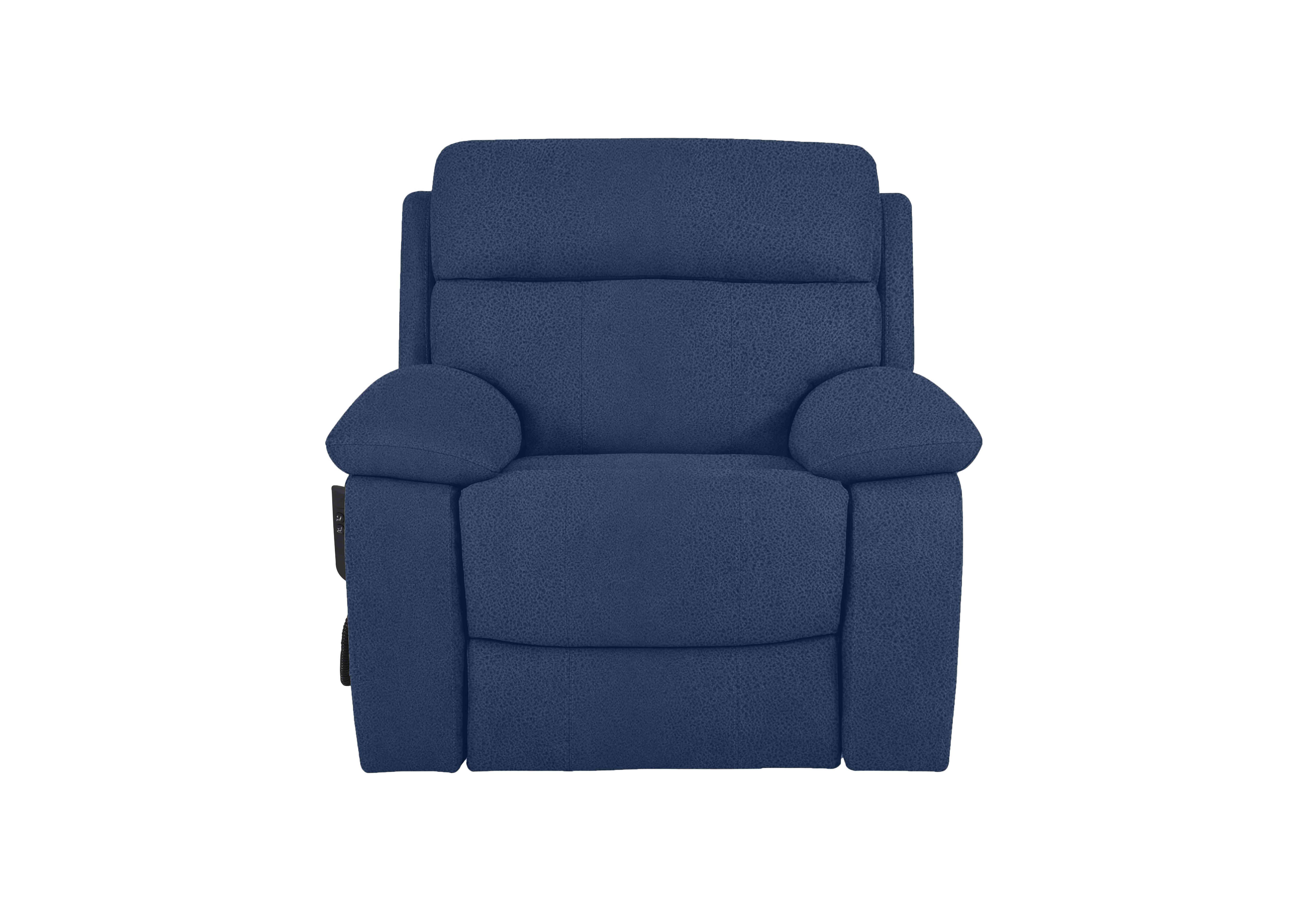 Moreno Fabric Lift and Rise Chair in Bfa-Blj-R10 Blue on Furniture Village