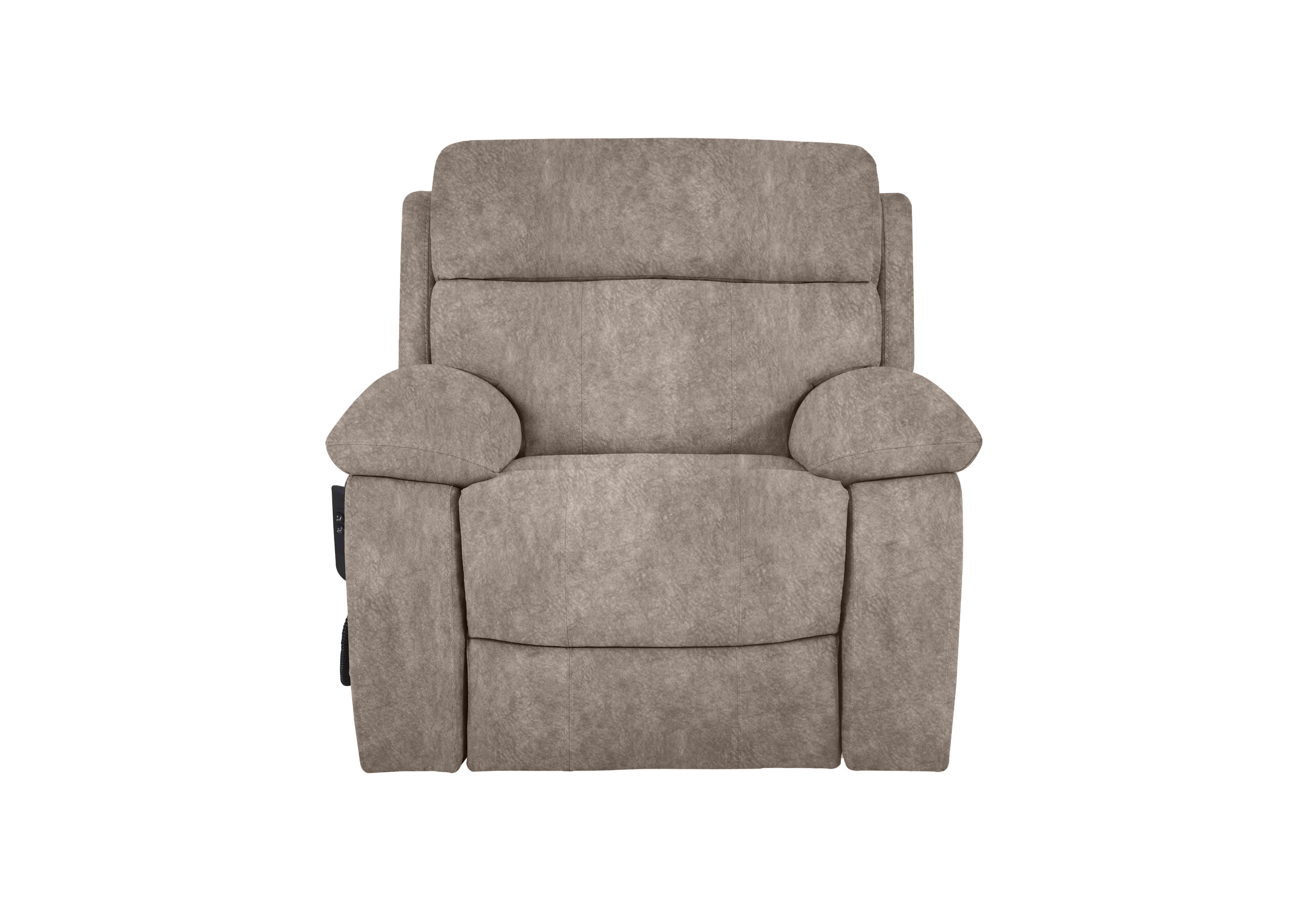 Moreno Fabric Lift and Rise Chair in Bfa-Bnn-R29 Mink on Furniture Village