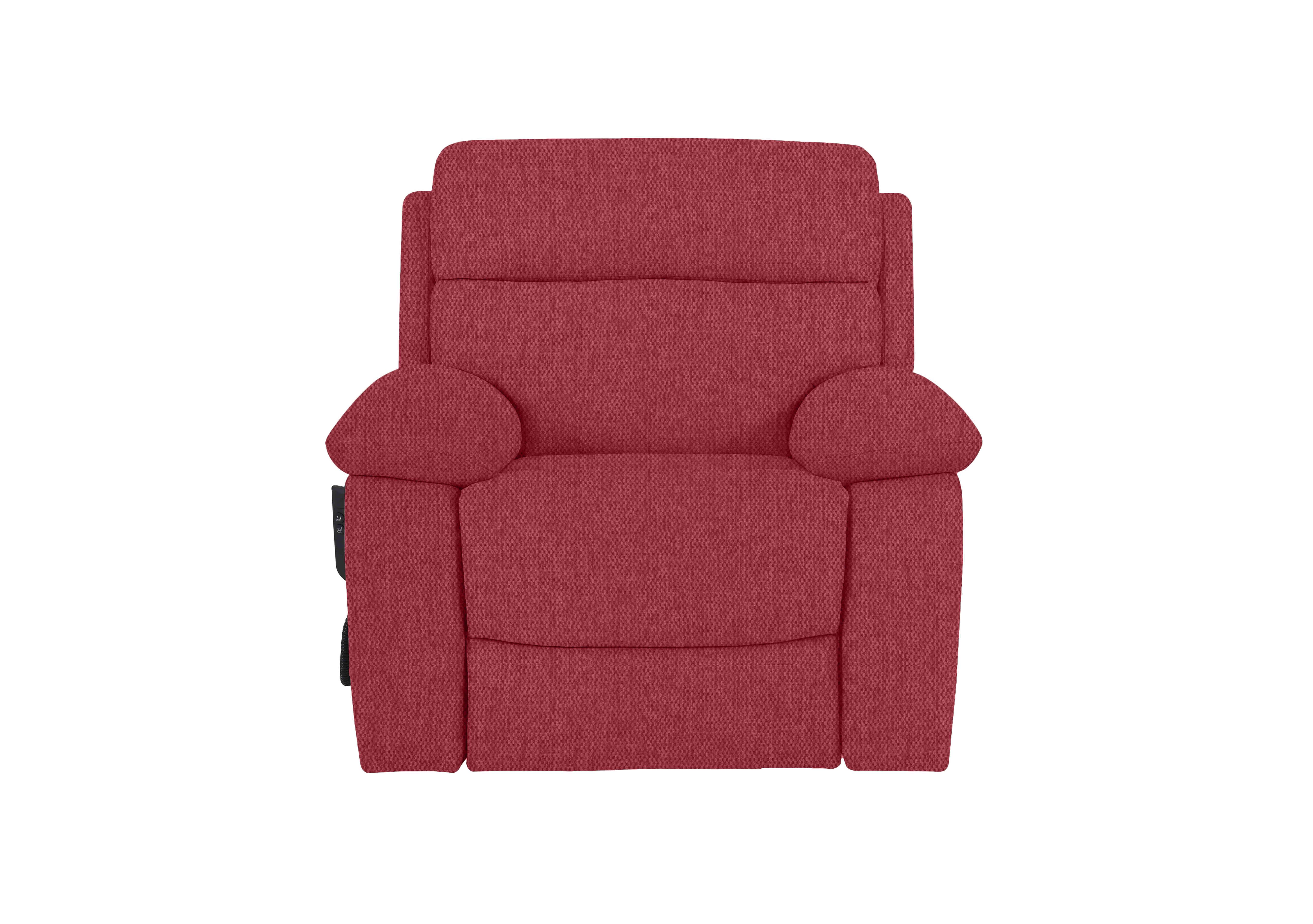 Moreno Fabric Lift and Rise Chair in Fab-Blt-R29 Red on Furniture Village