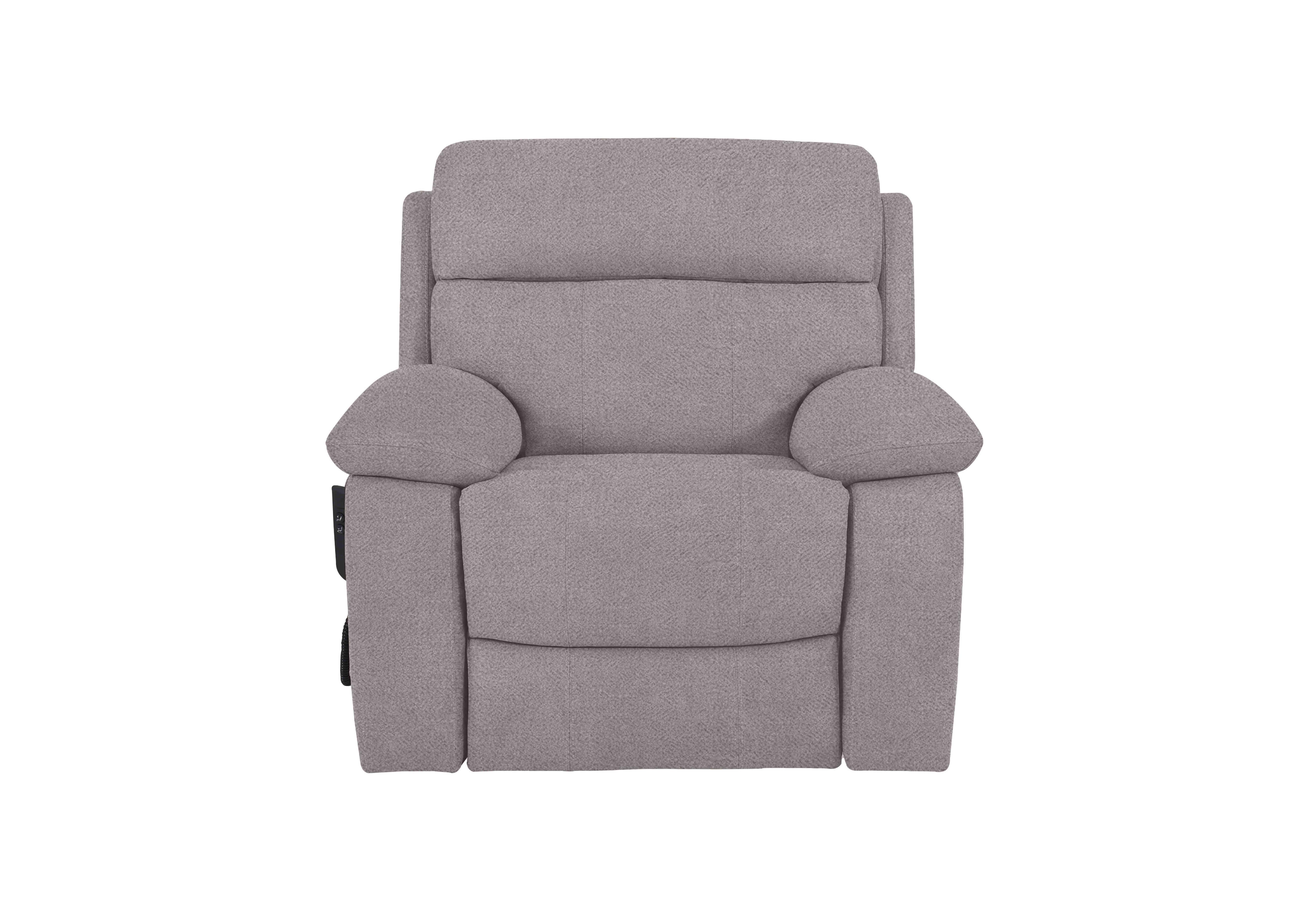 Moreno Fabric Lift and Rise Chair in Fab-Meo-R27 Pewter on Furniture Village