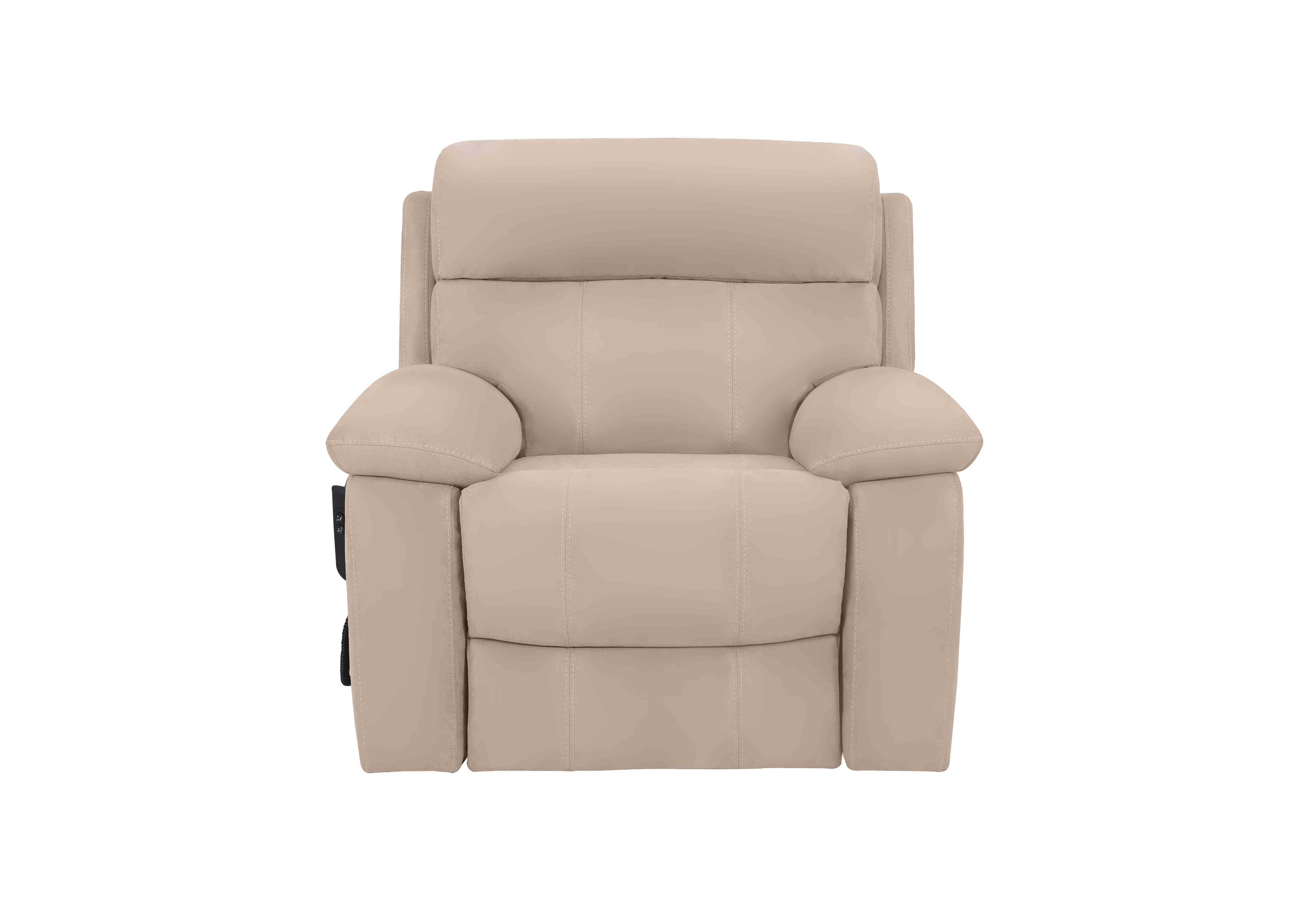 Moreno Leather Lift and Rise Chair in Bv-039c Pebble on Furniture Village