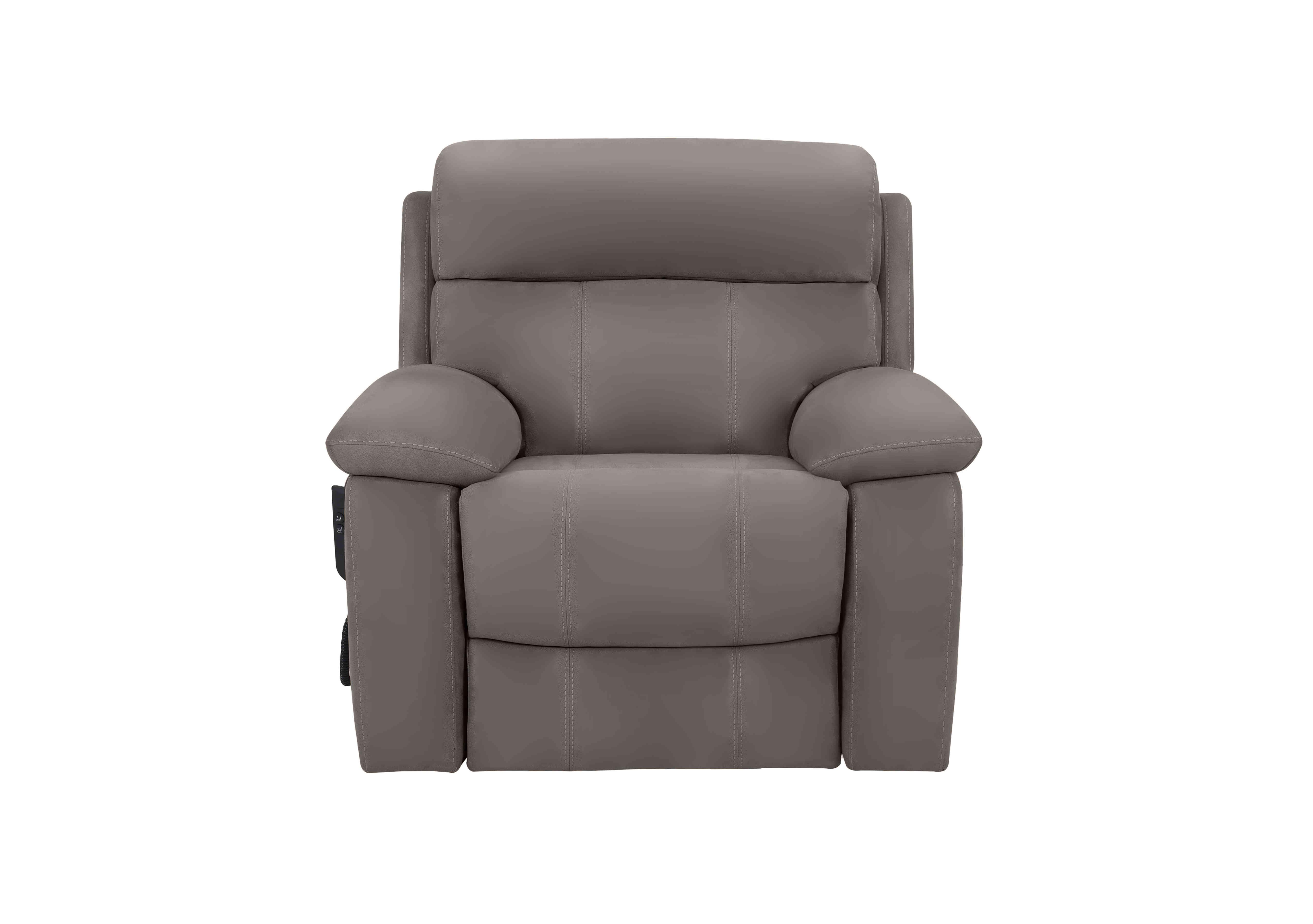 Moreno Leather Lift and Rise Chair in Bv-042e Elephant on Furniture Village